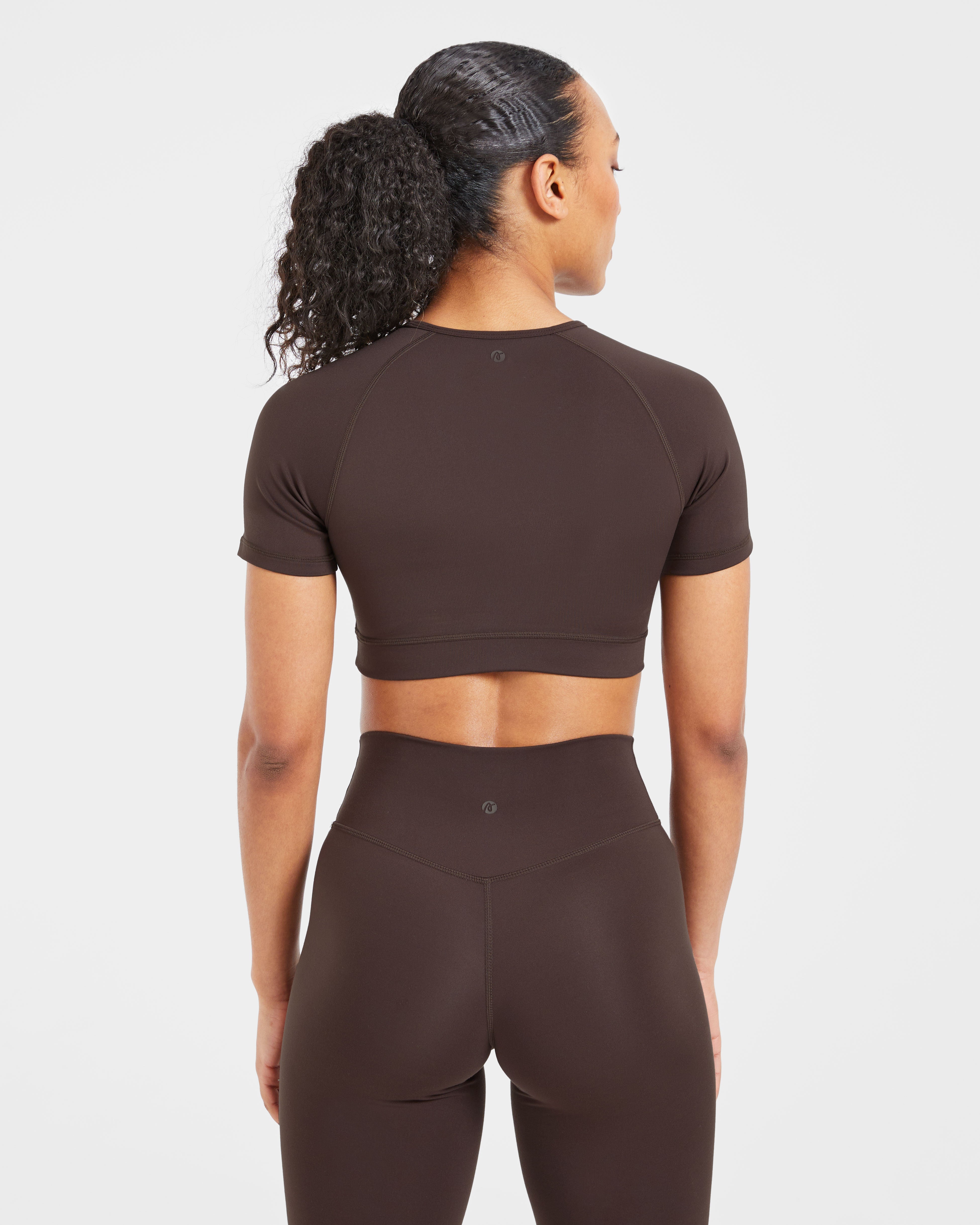 Staple Crop Top - Coffee Bruin