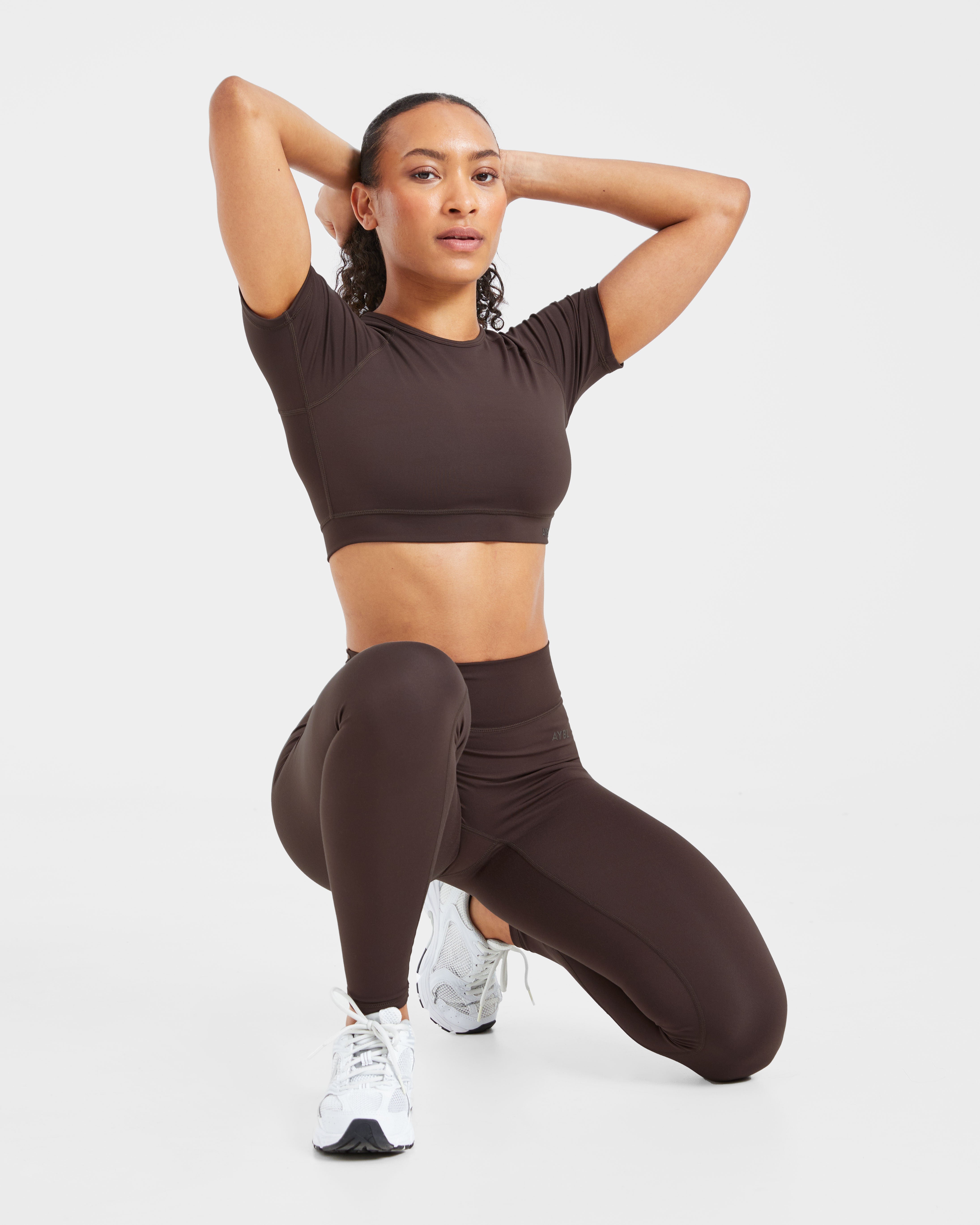 Staple Crop Top - Coffee Bruin