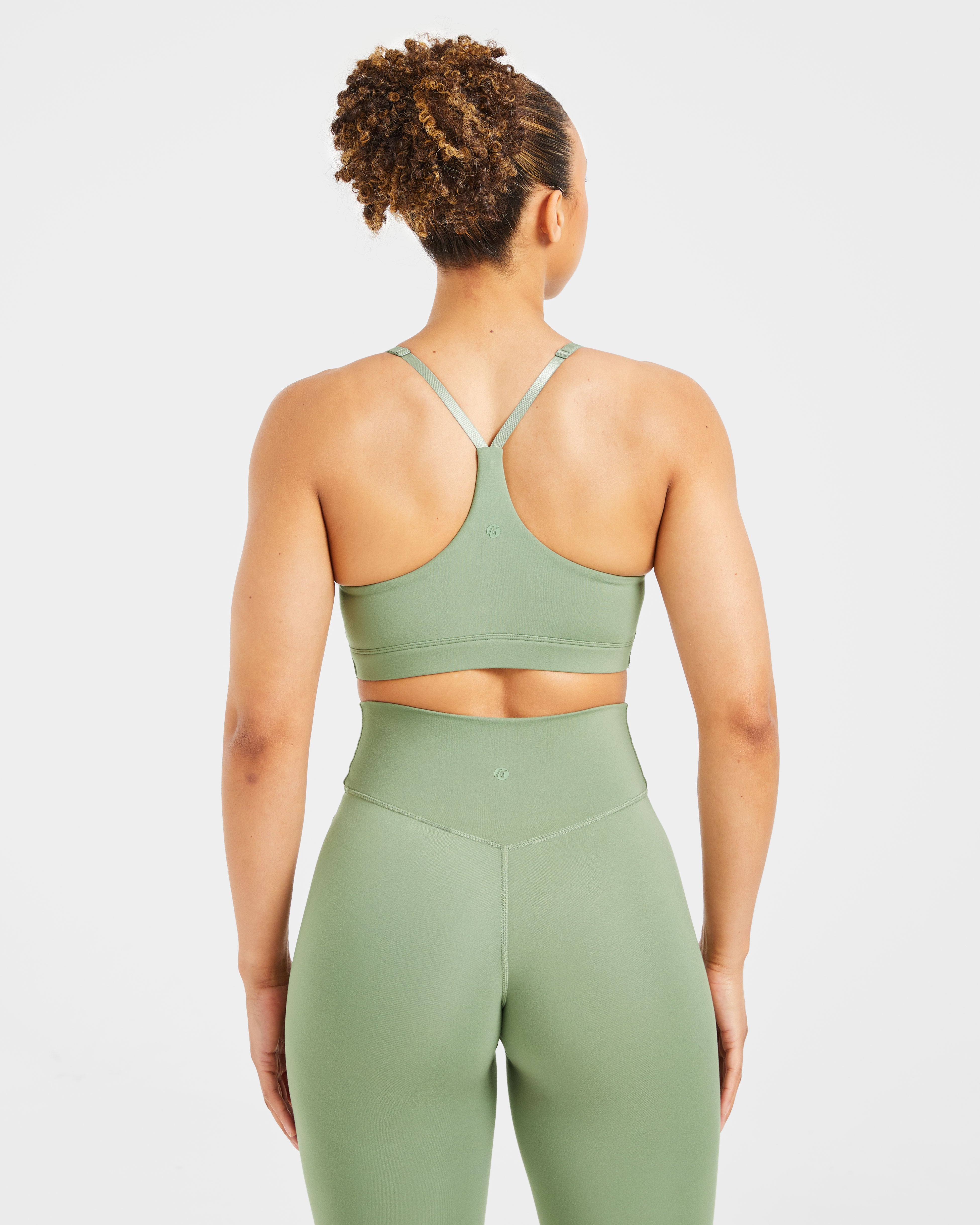 Staple Sports Bra - Olive Groen