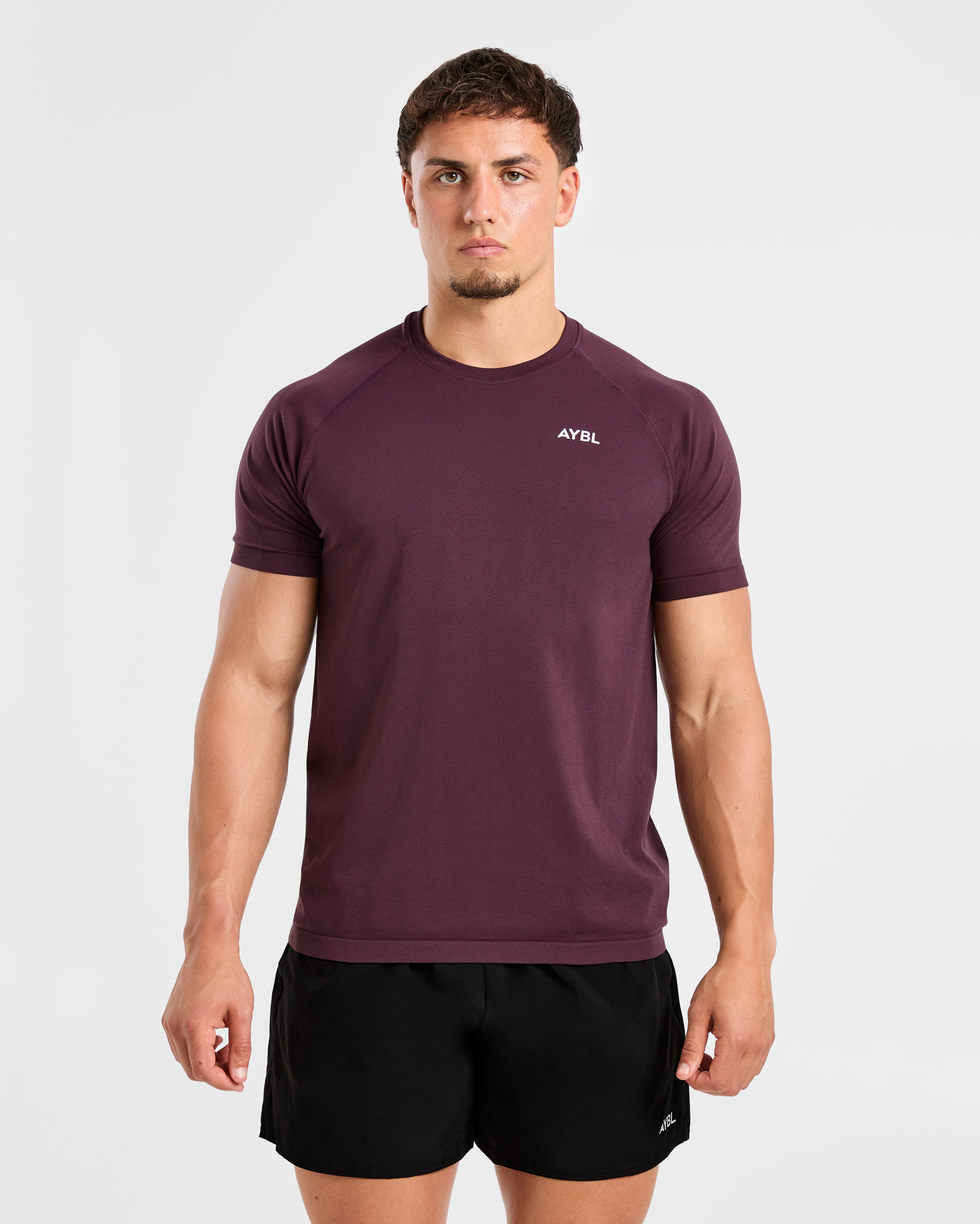 Ascend Seamless T Shirt - Deep Plum
