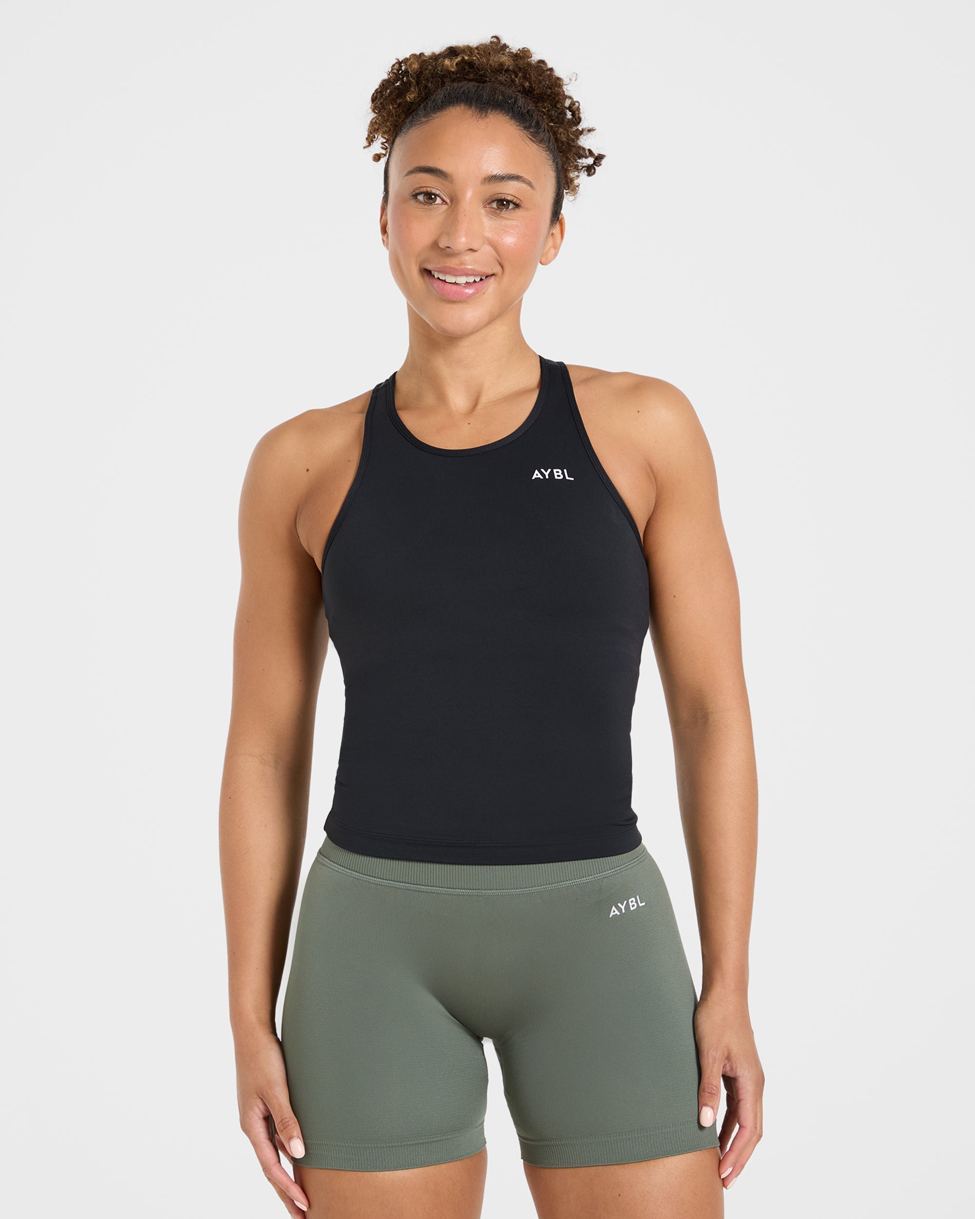 Essential Racerback Tank Top - Zwart