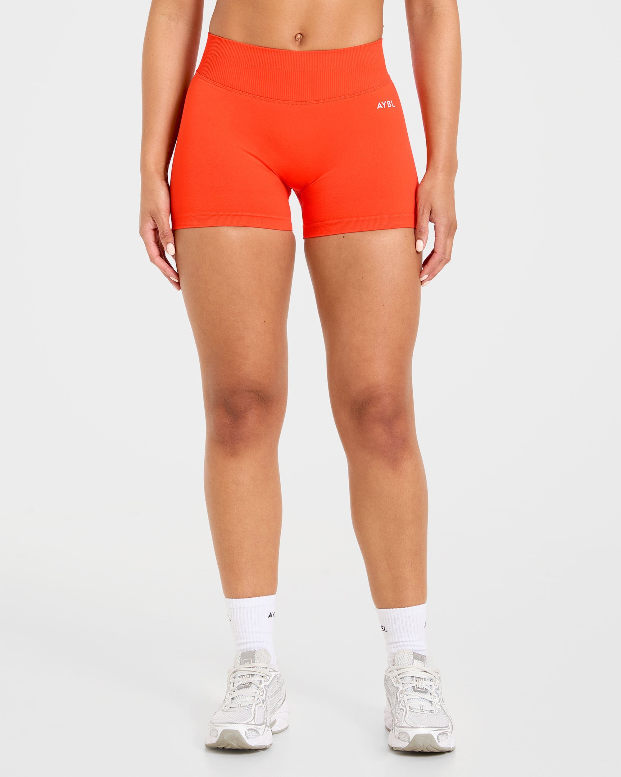 Enhance Seamless Shorts | 3.5" - Summer Oranje