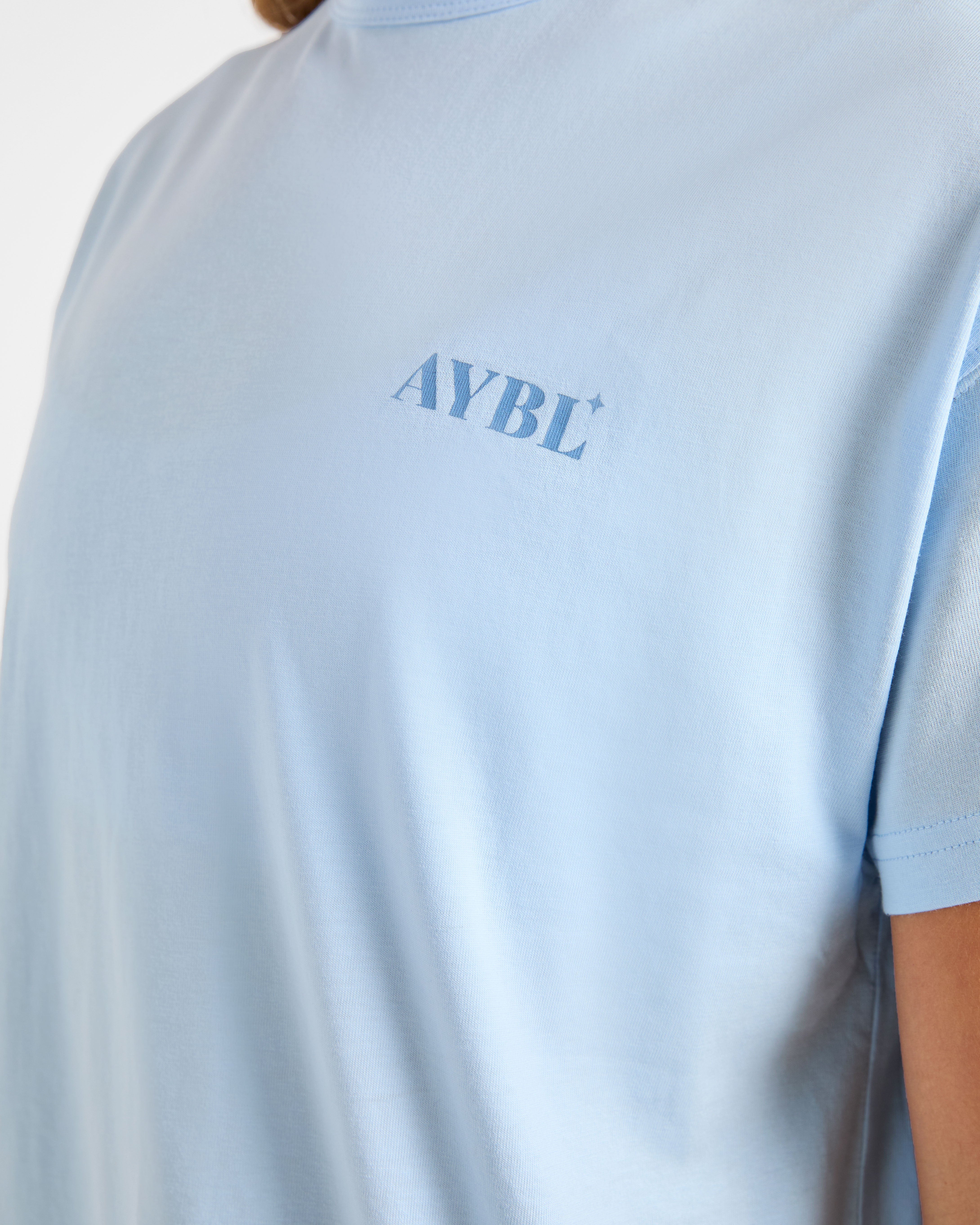 Dedicate To The Journey Oversized T Shirt - Blauw