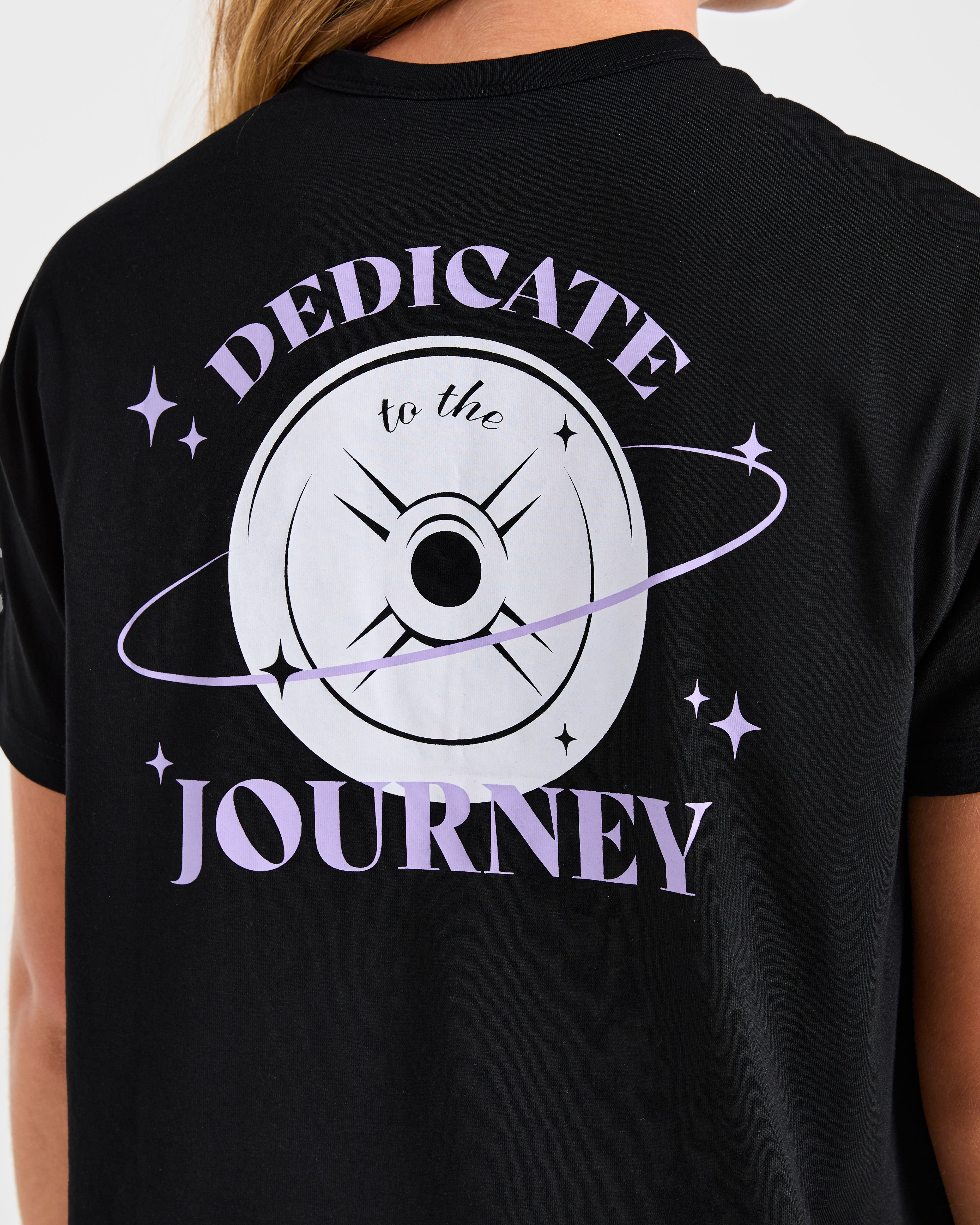 Dedicate To The Journey Oversized T Shirt - Zwart
