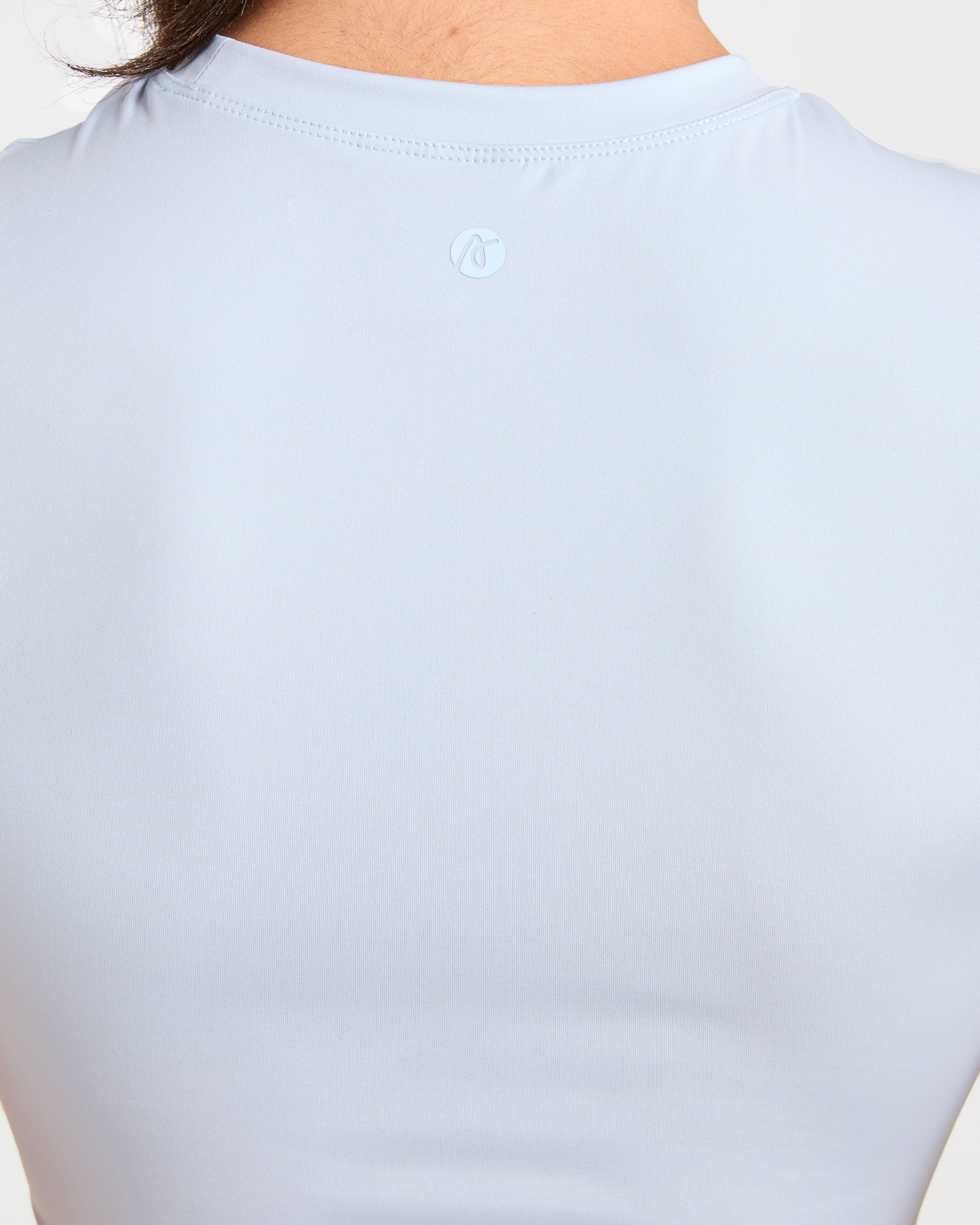 Sculpt T Shirt - Pastel Blauw