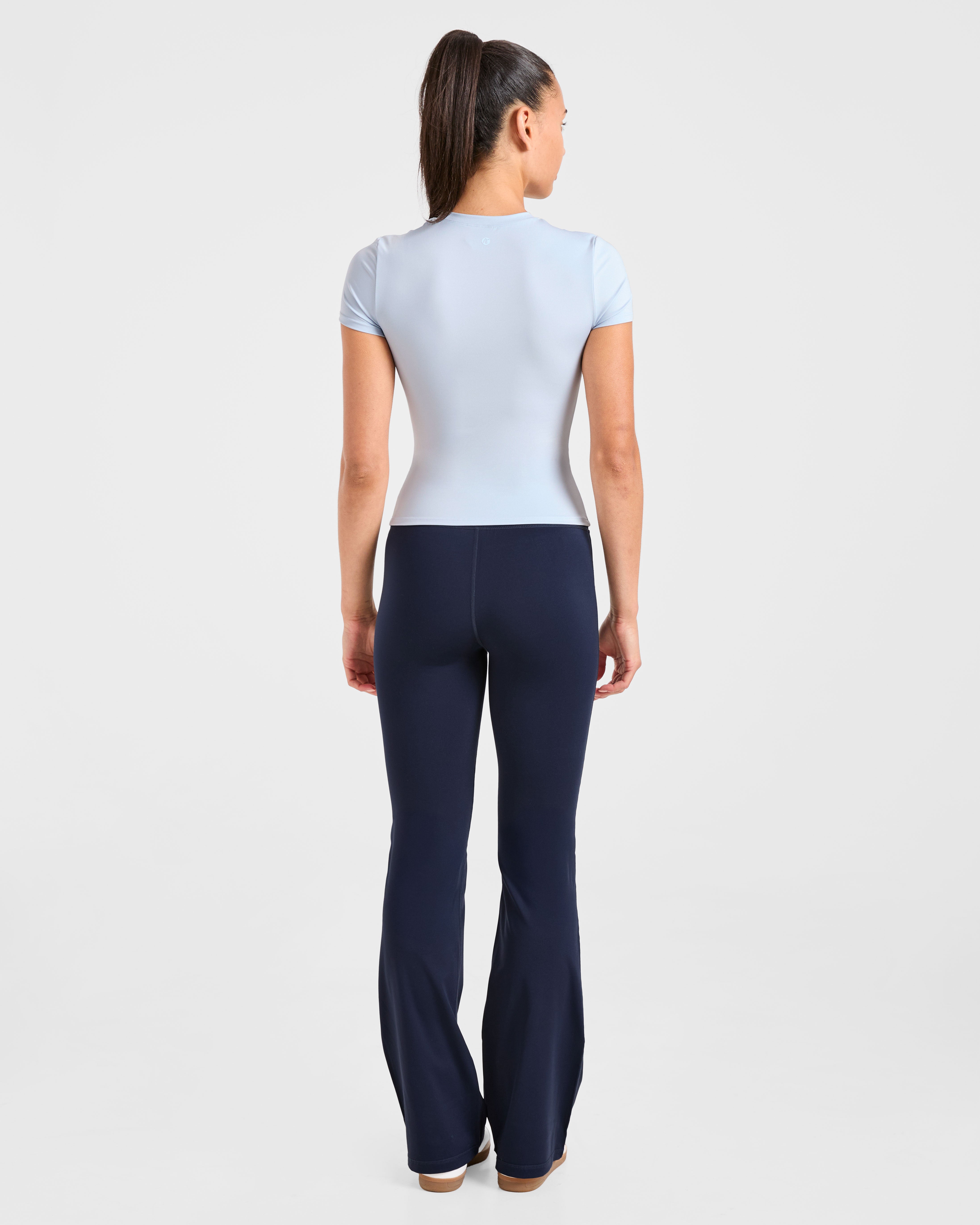 Sculpt T Shirt - Pastel Blauw