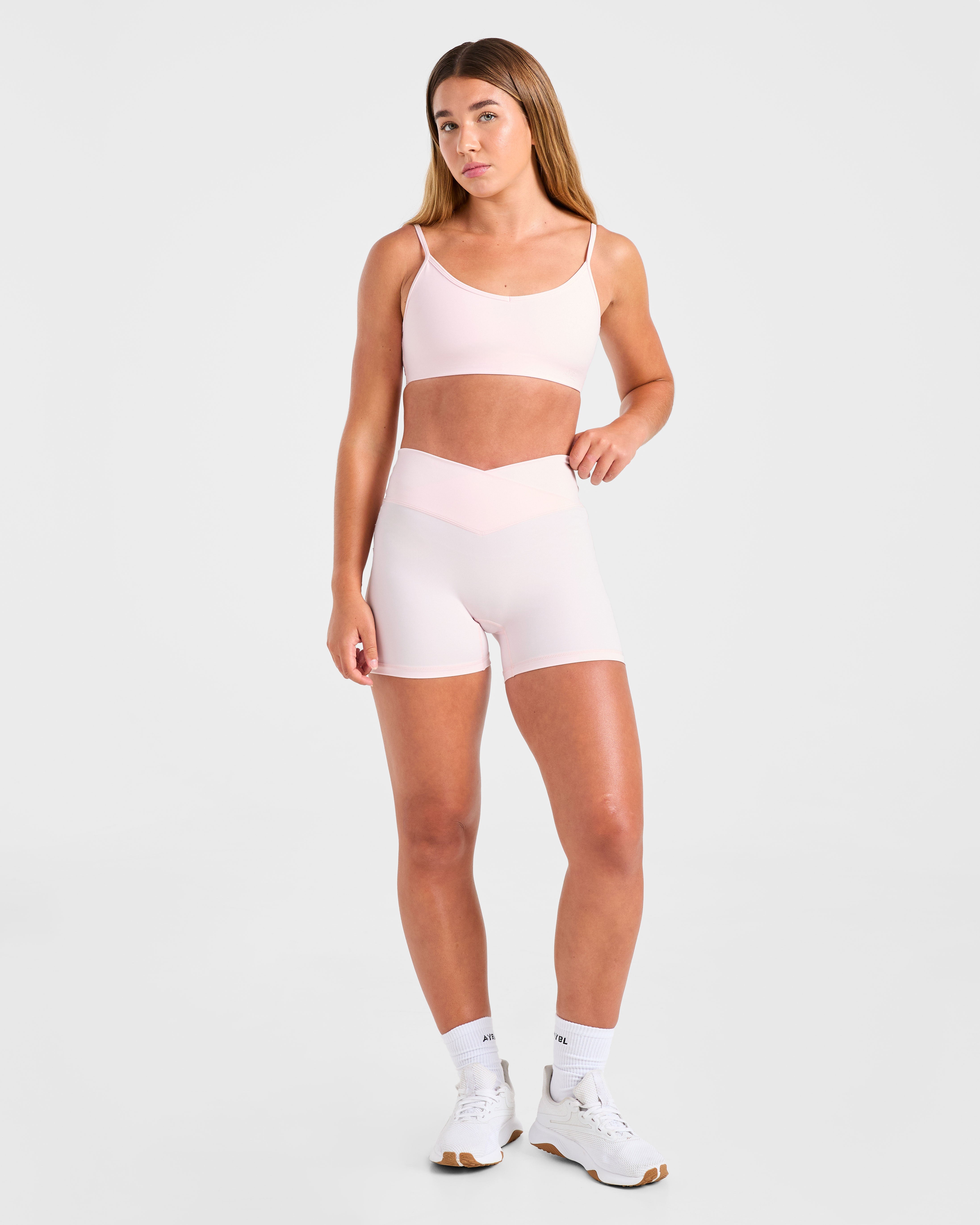 Sculpt Wrap Shorts - Iced Roze