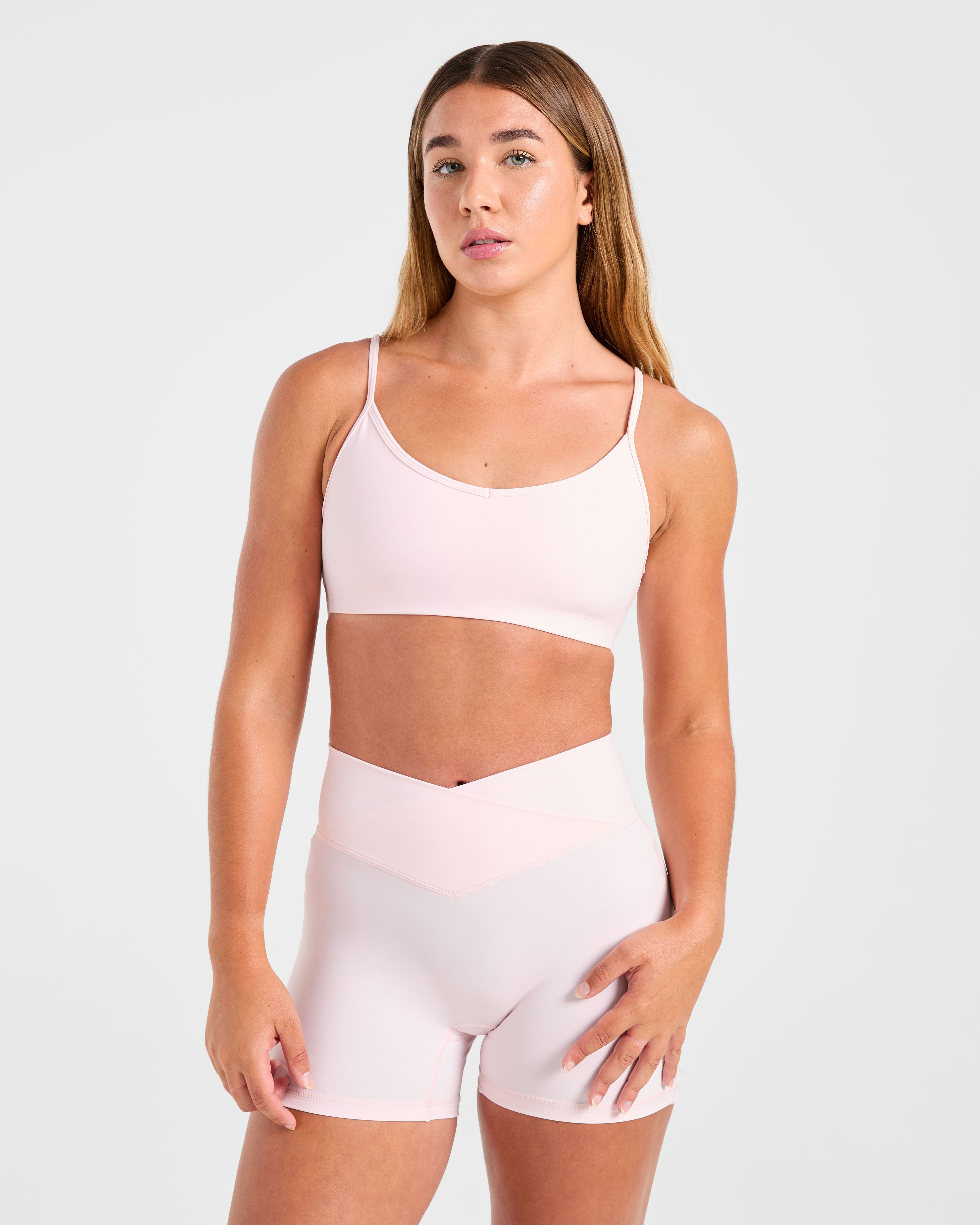 Sculpt Wrap Sports Bra - Iced Roze