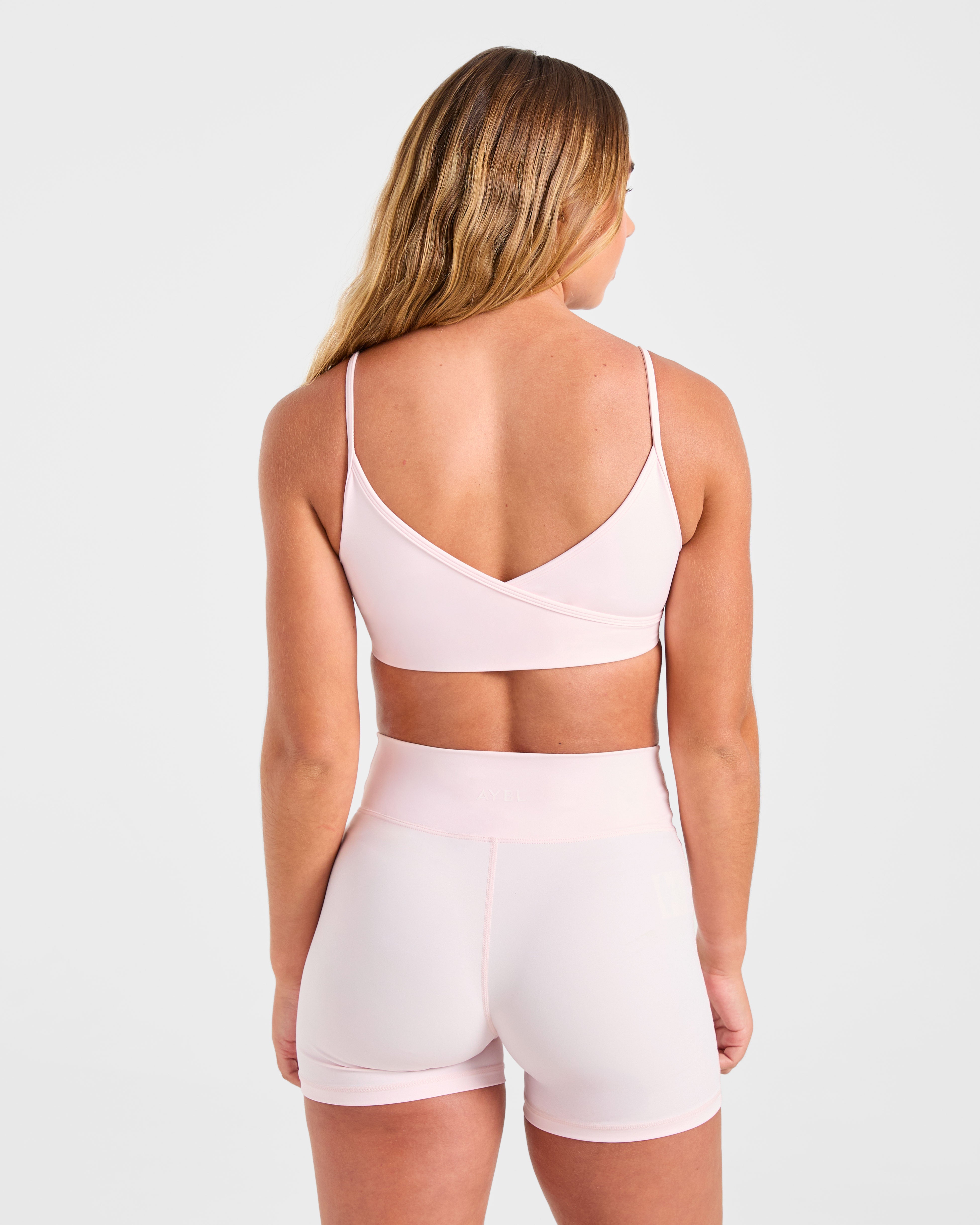 Sculpt Wrap Sports Bra - Iced Roze