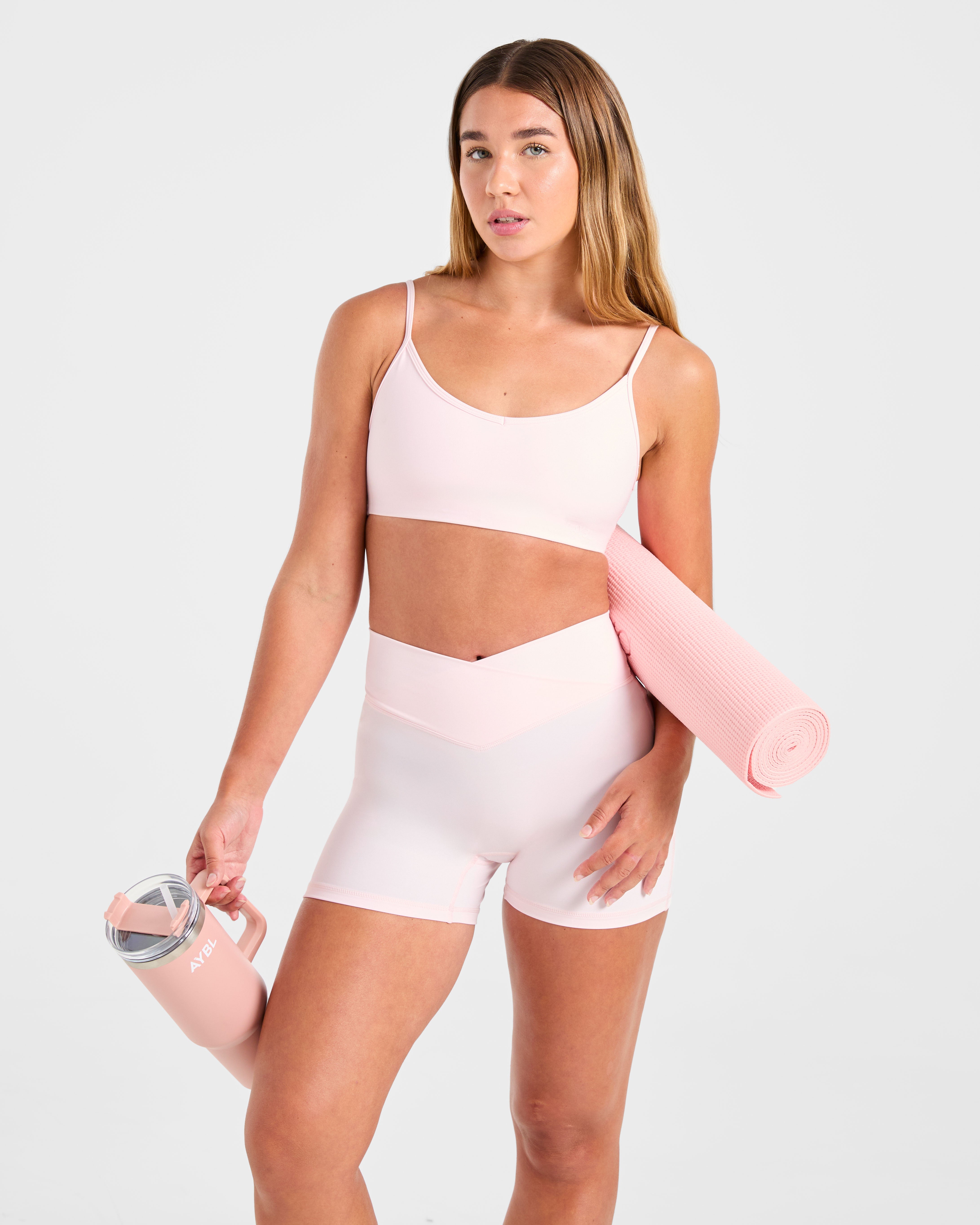 Sculpt Wrap Sports Bra - Iced Roze
