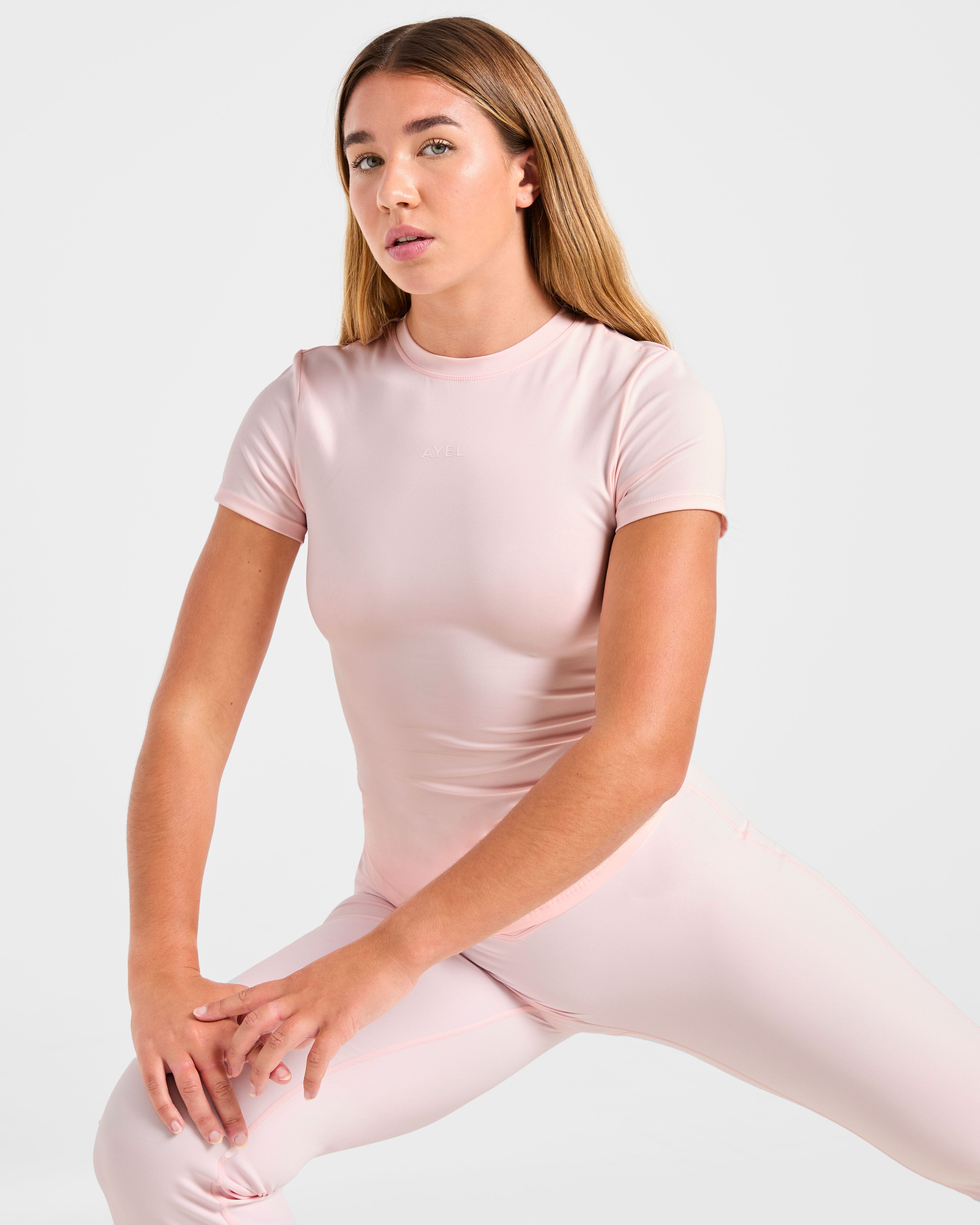 Sculpt T Shirt - Pastel Roze