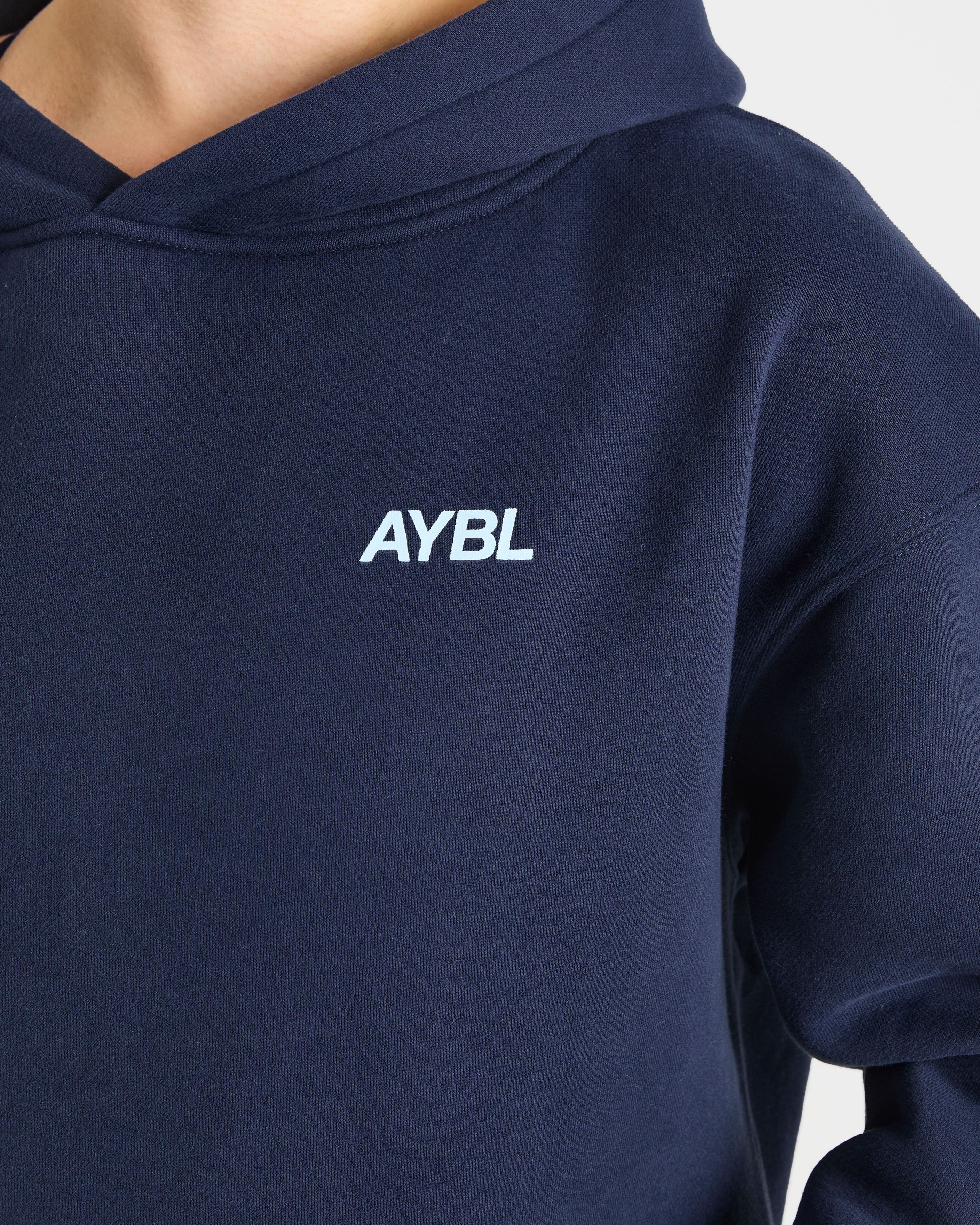 AYBL Sports Club Oversized Hoodie - Navy/Blauw