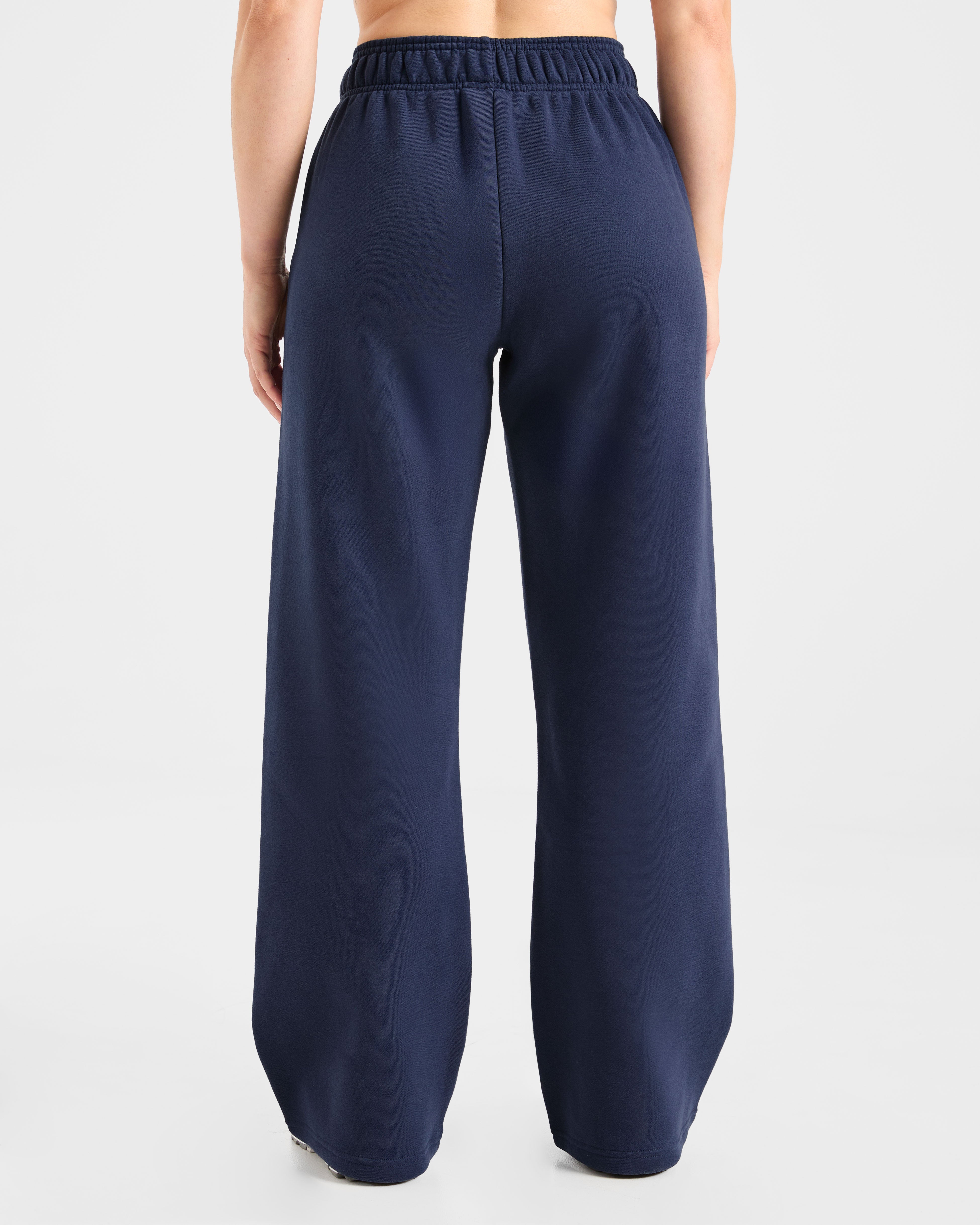 AYBL Sports Club Oversized Straight Leg Joggers - Navy/Blauw