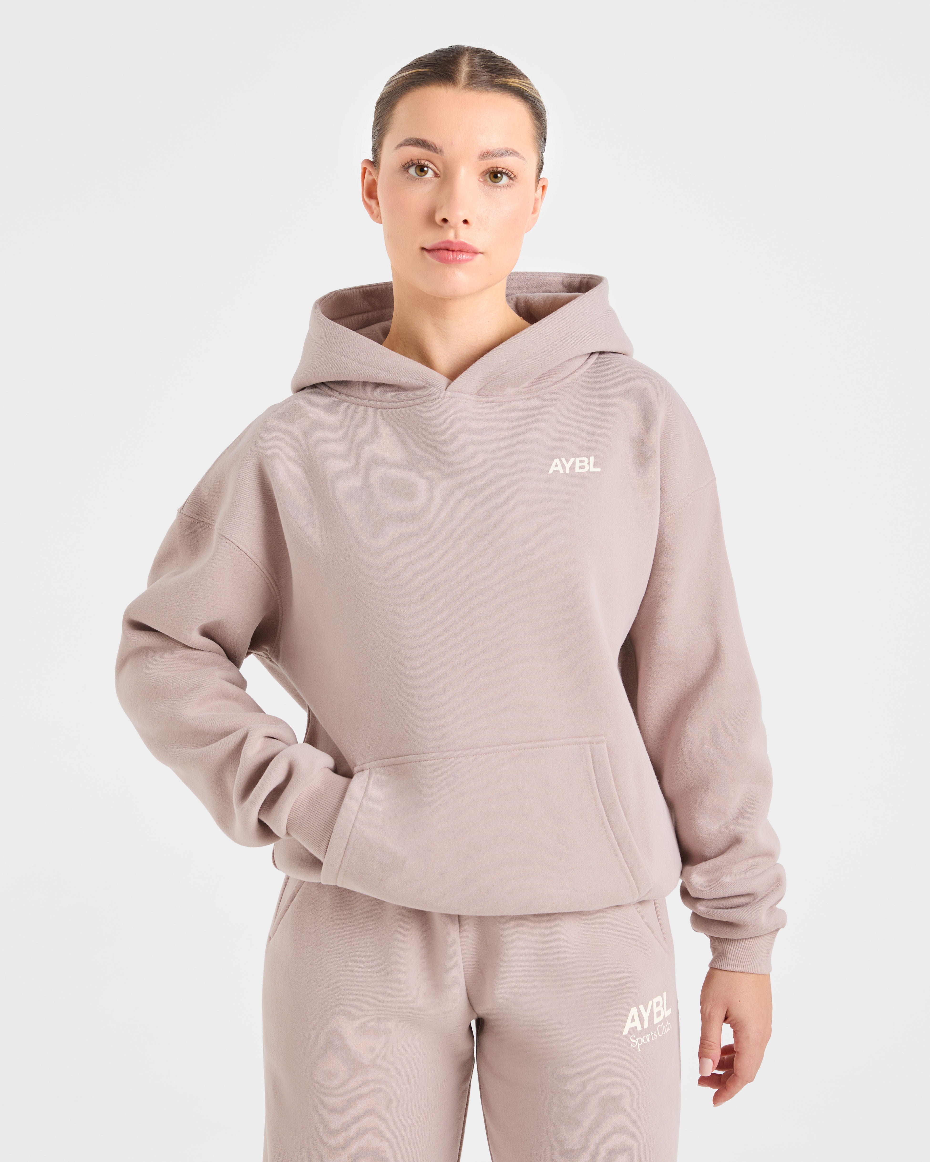 AYBL Sports Club Oversized Hoodie - Mink Roze