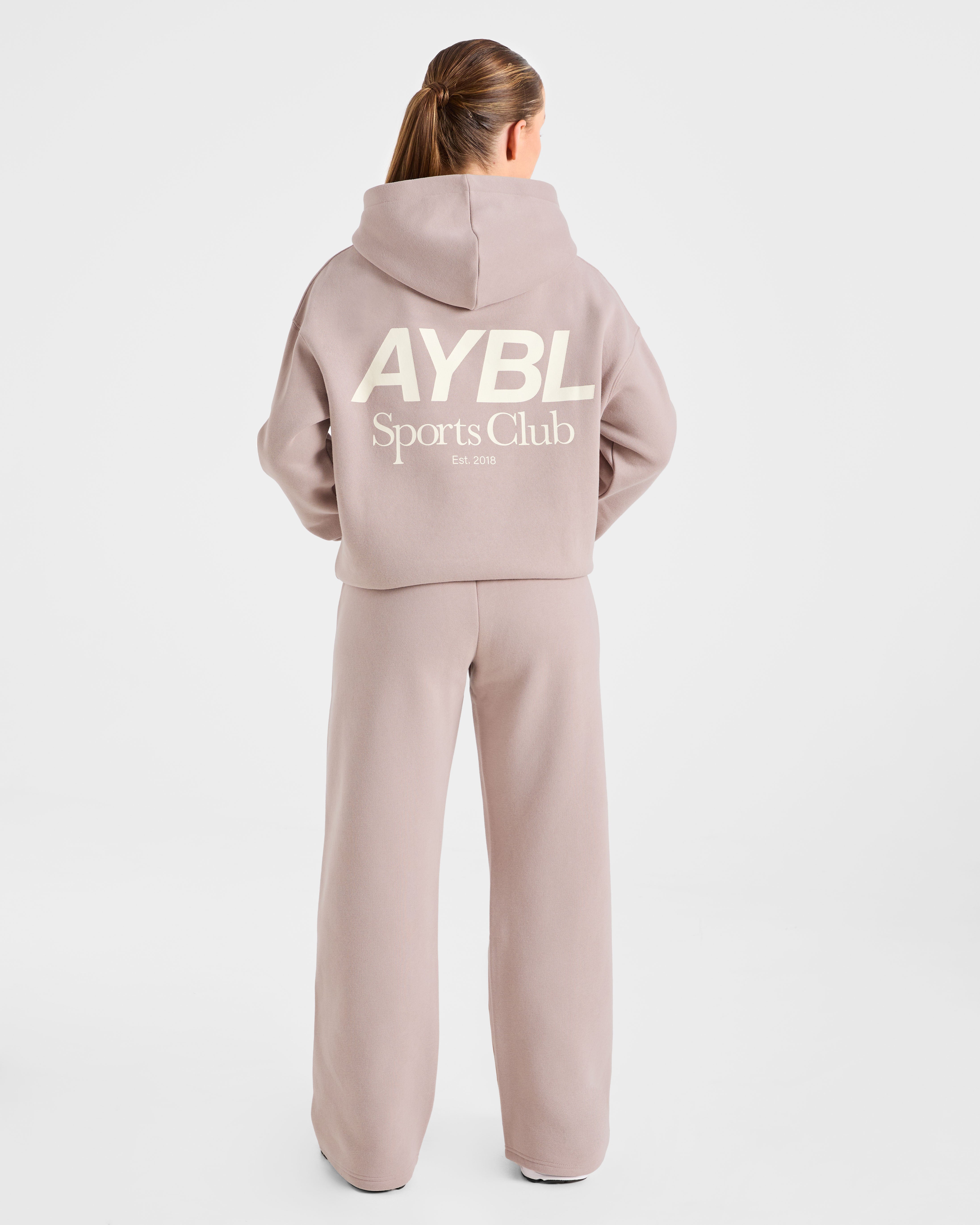 AYBL Sports Club Oversized Hoodie - Mink Roze