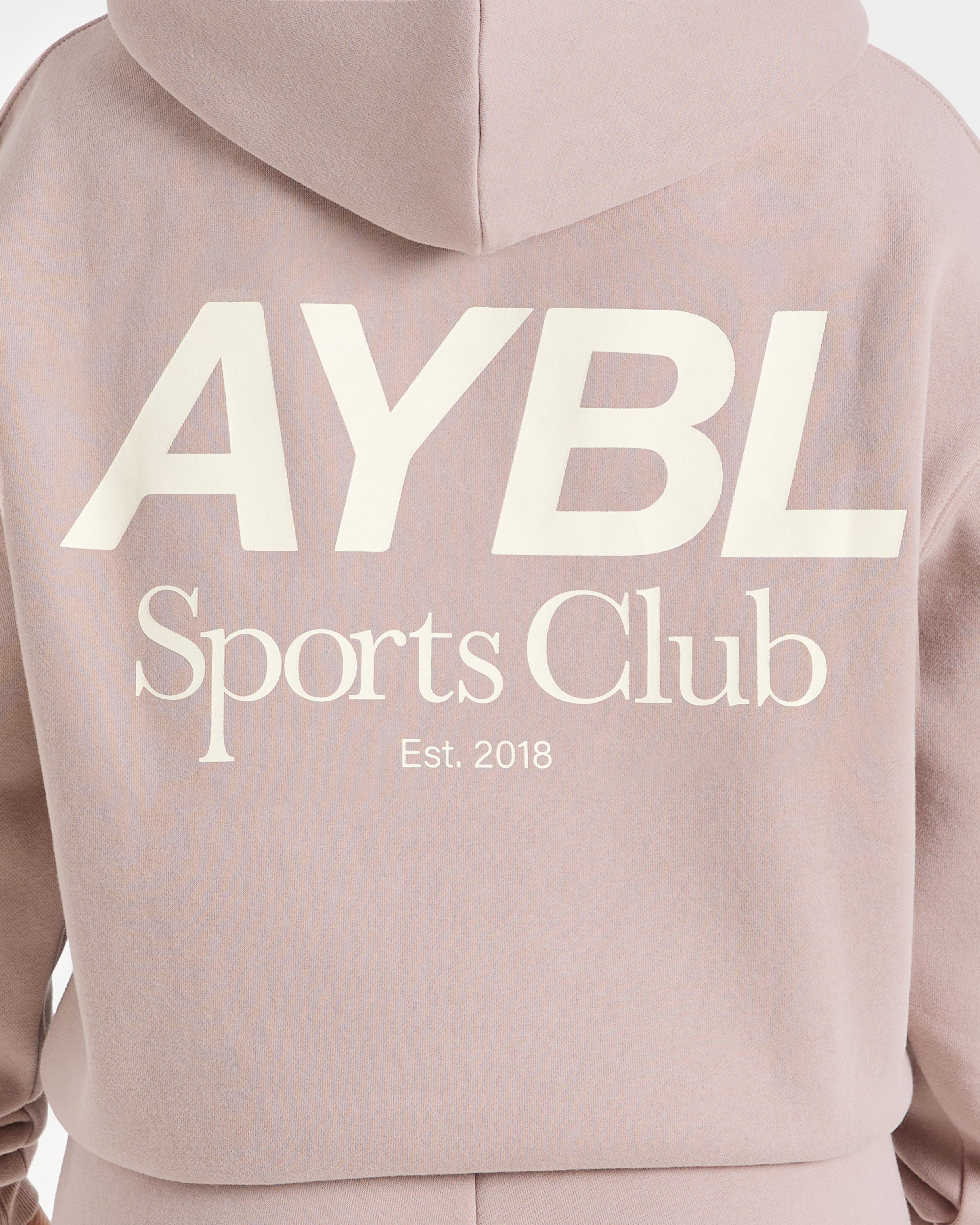 AYBL Sports Club Oversized Hoodie - Mink Roze