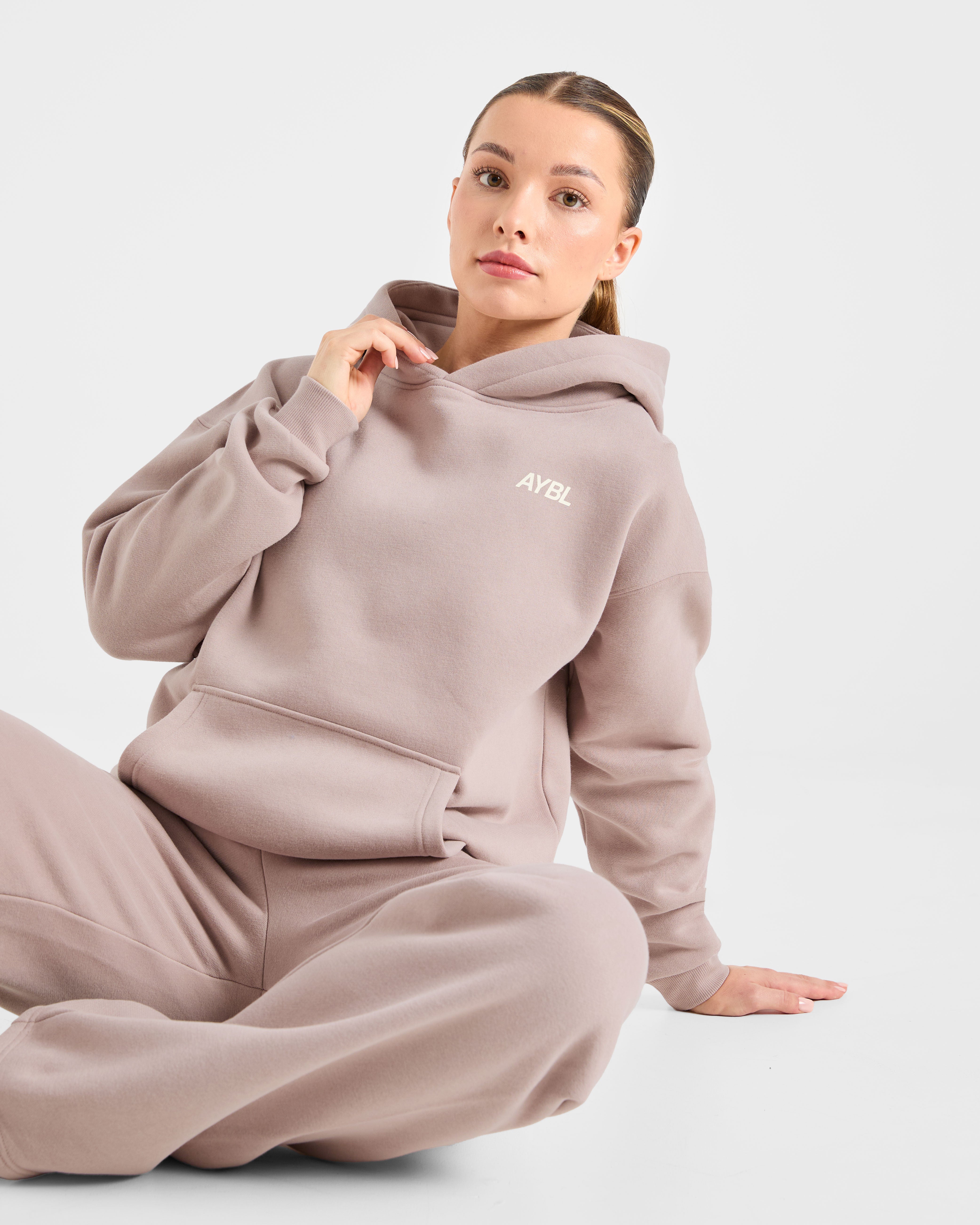 AYBL Sports Club Oversized Hoodie - Mink Roze