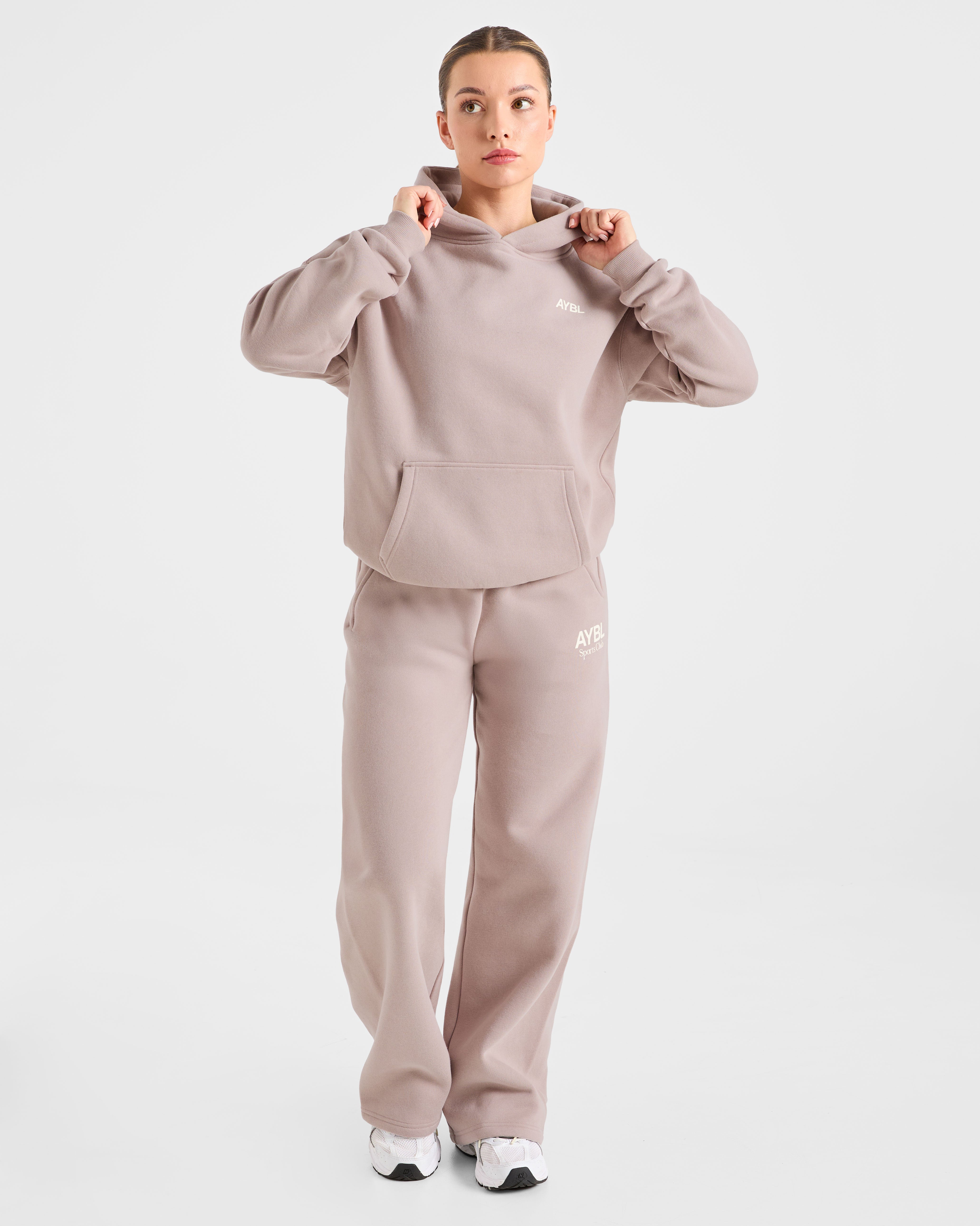 AYBL Sports Club Oversized Hoodie - Mink Roze