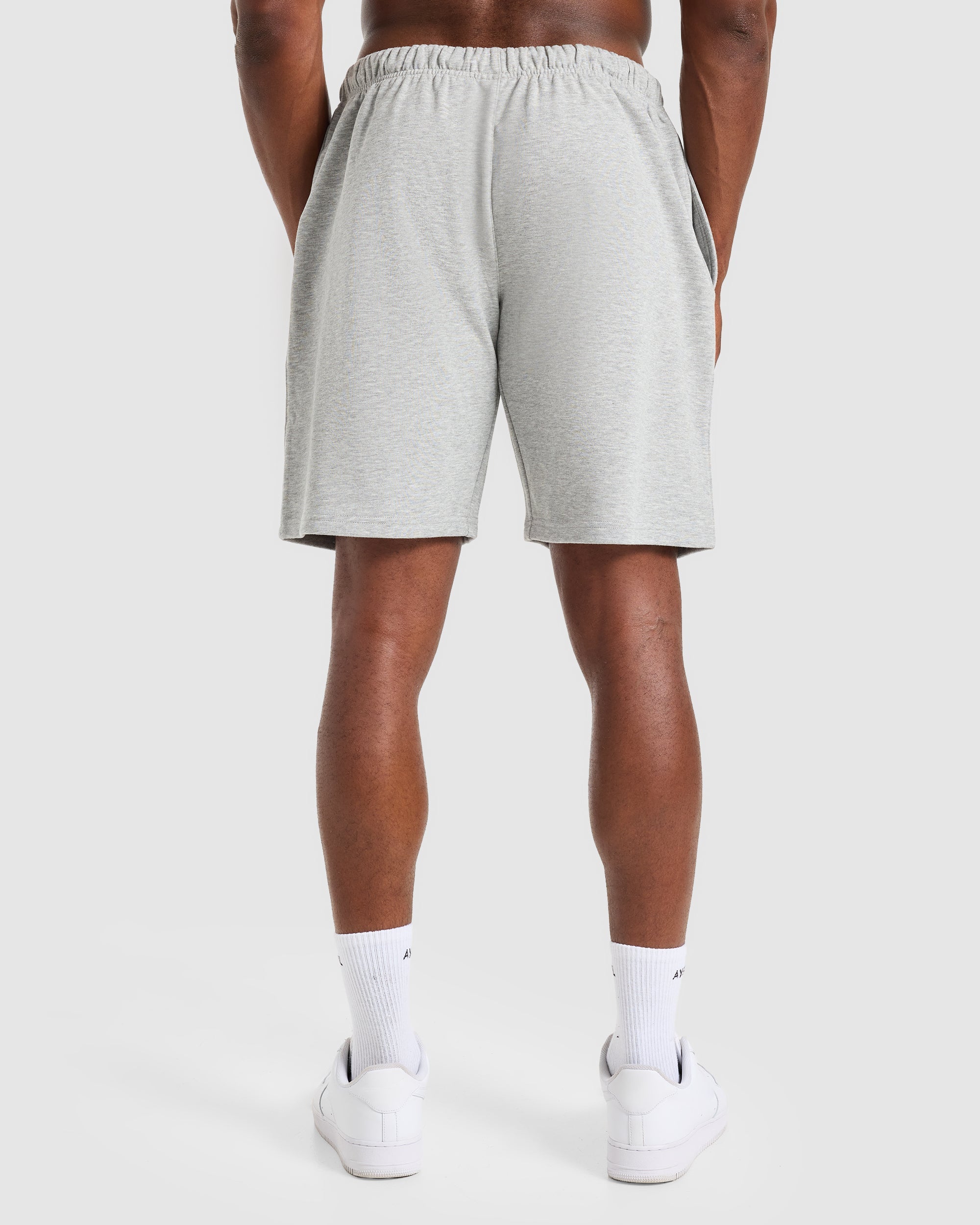 Craft Oversized Shorts - Mid Marl Grijs