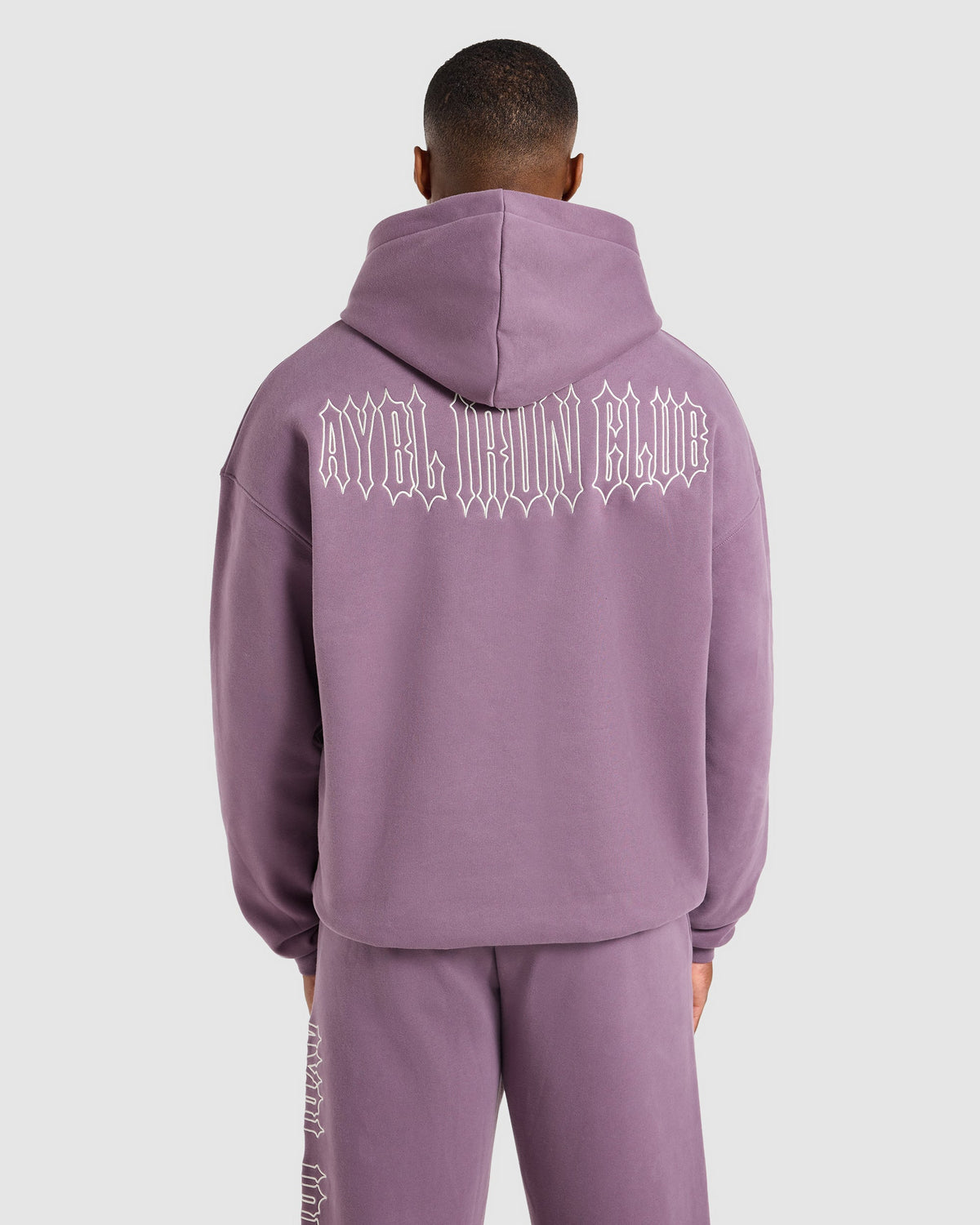 AYBL Iron Club Oversized Hoodie - Midnight Paars