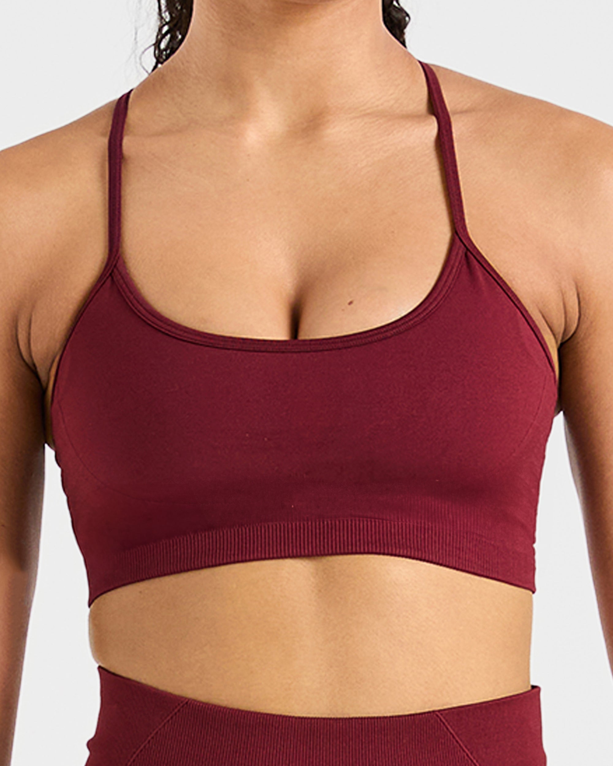 Empower Seamless Sports Bra - Rood Wine