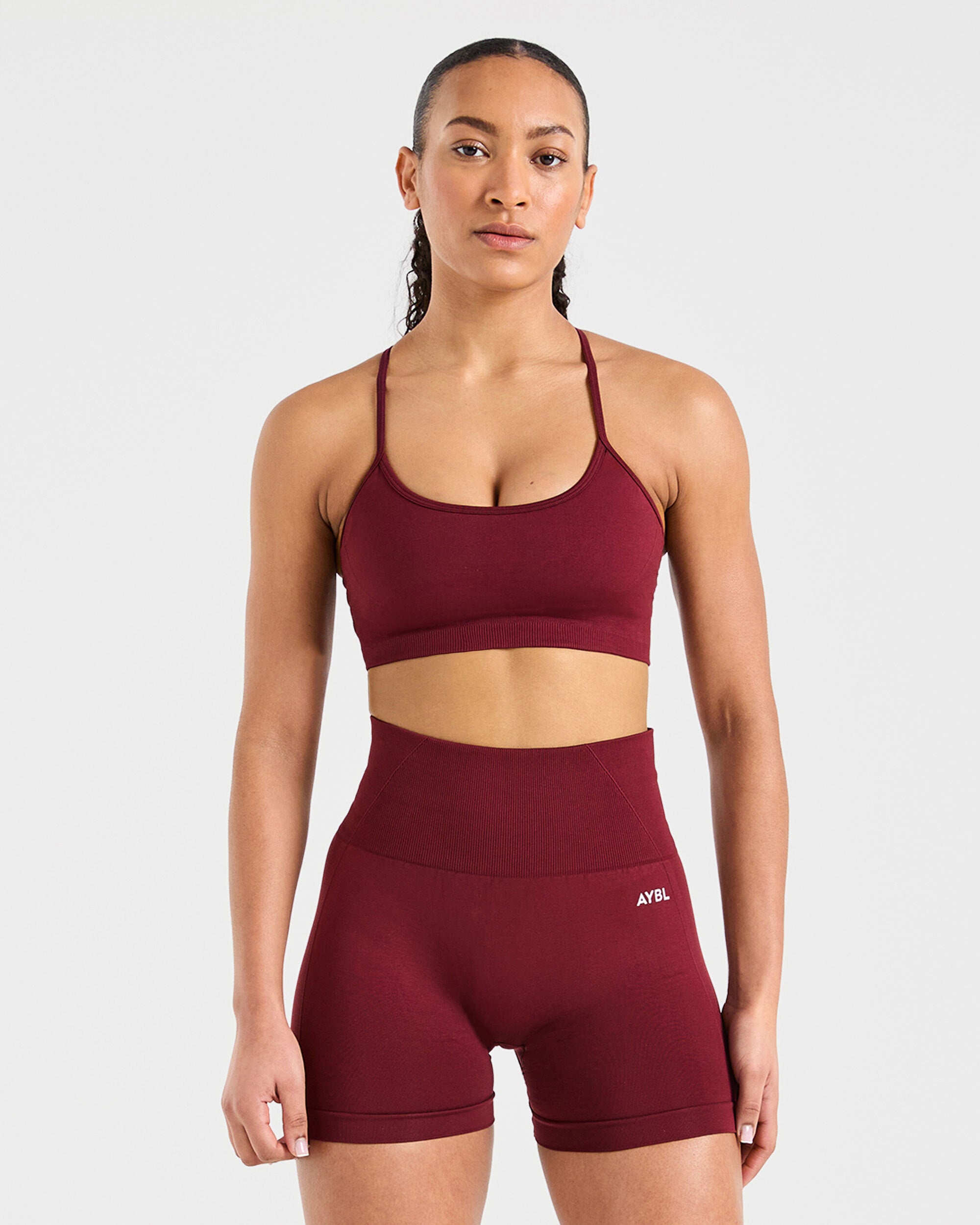 Empower Seamless Sports Bra - Rood Wine