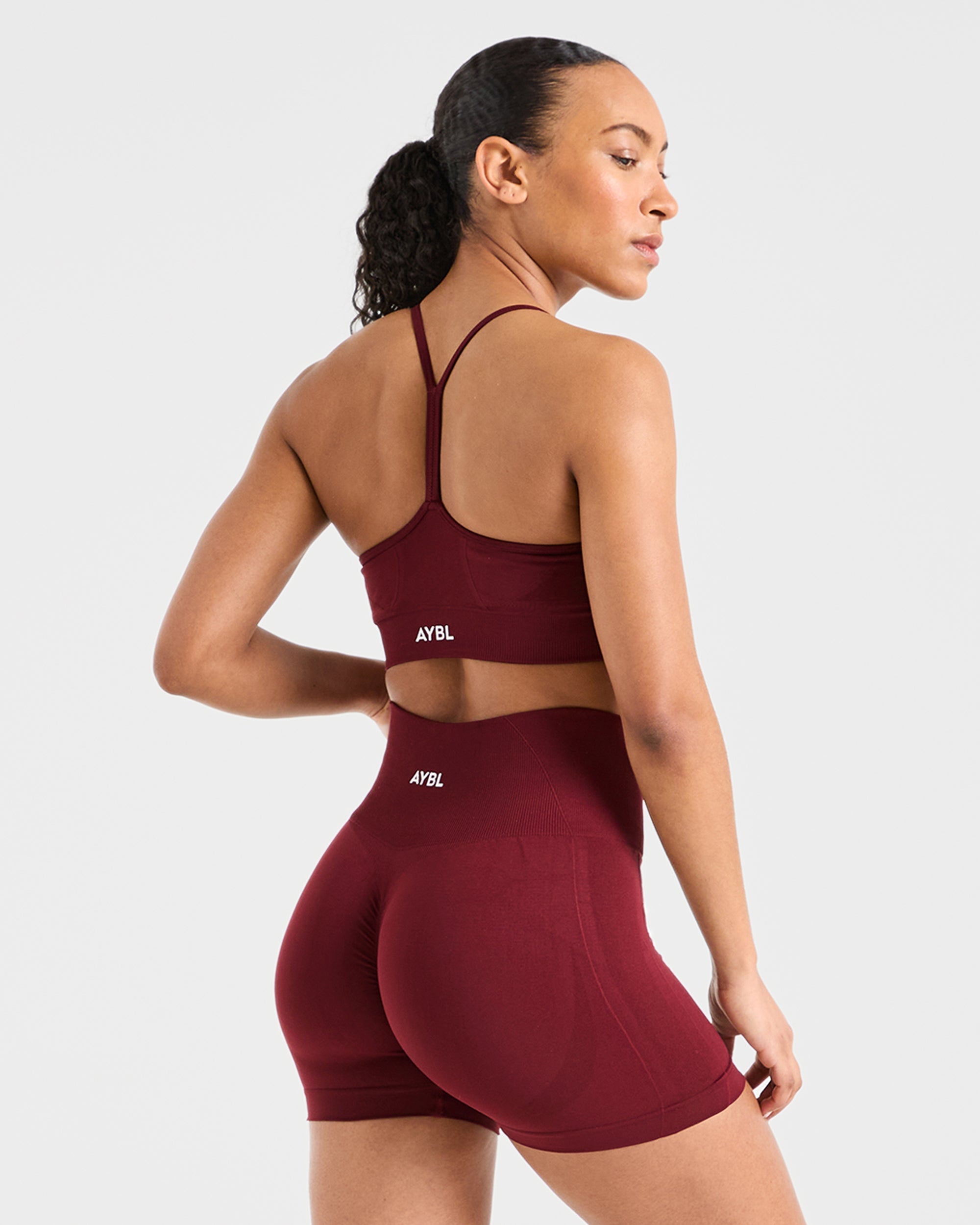 Empower Seamless Sports Bra - Rood Wine