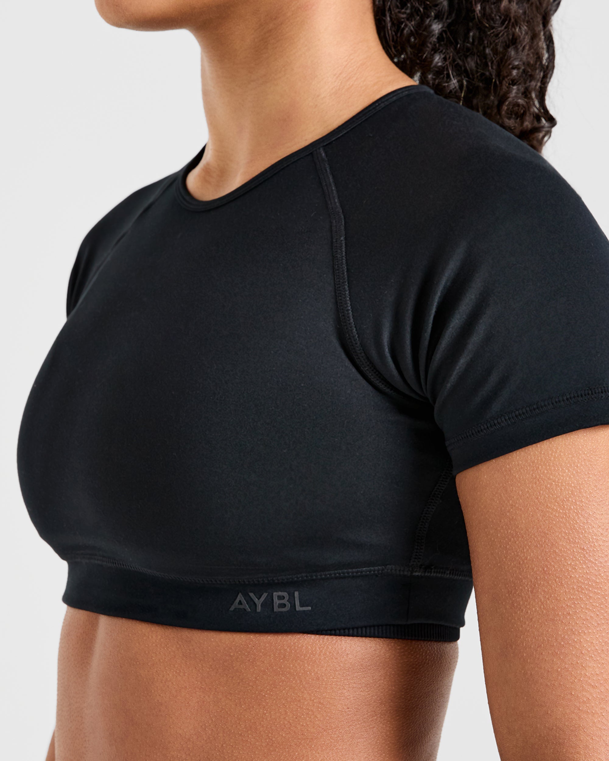 Staple Crop Top - Zwart