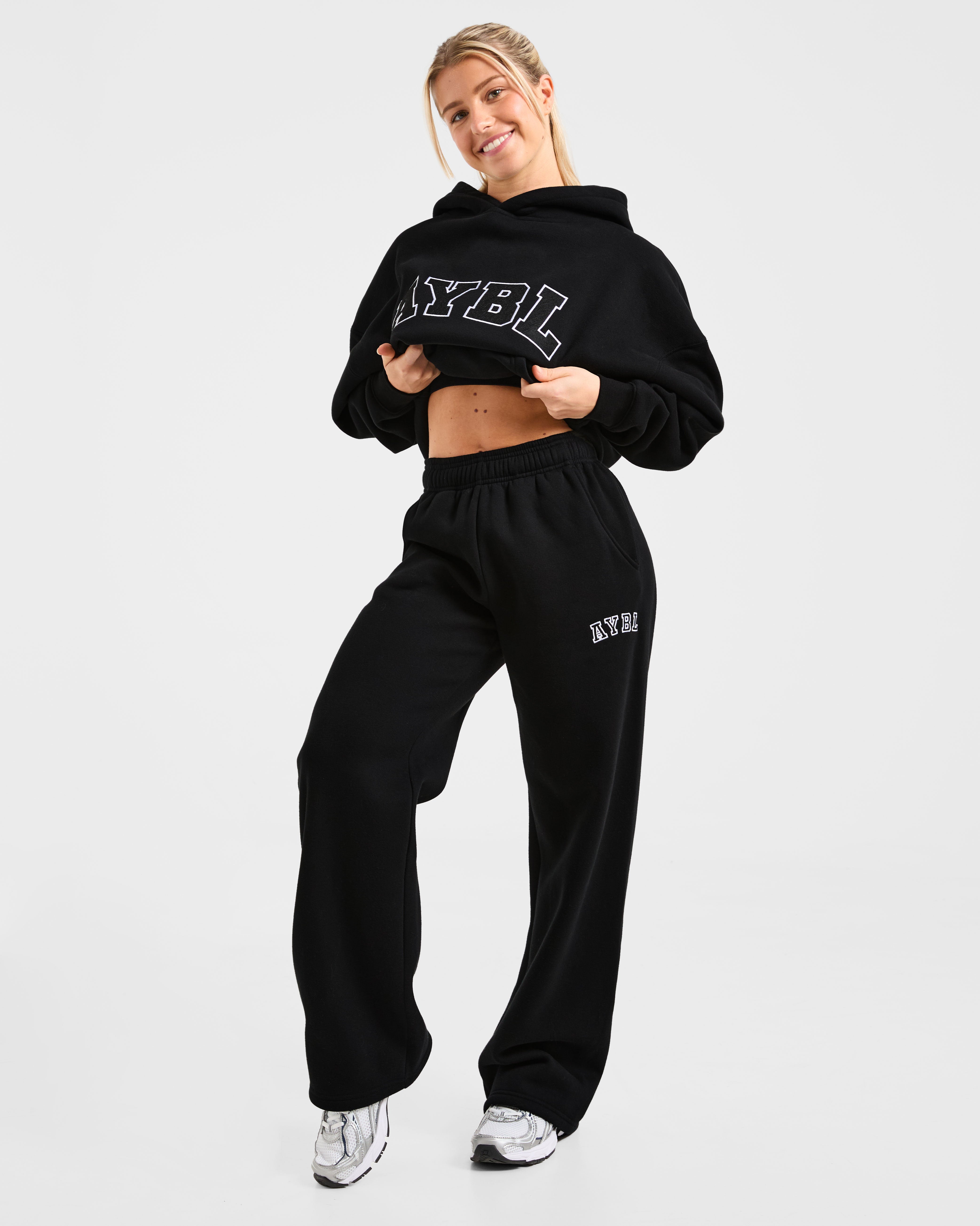 Varsity 2.0 Oversized Hoodie - Zwart