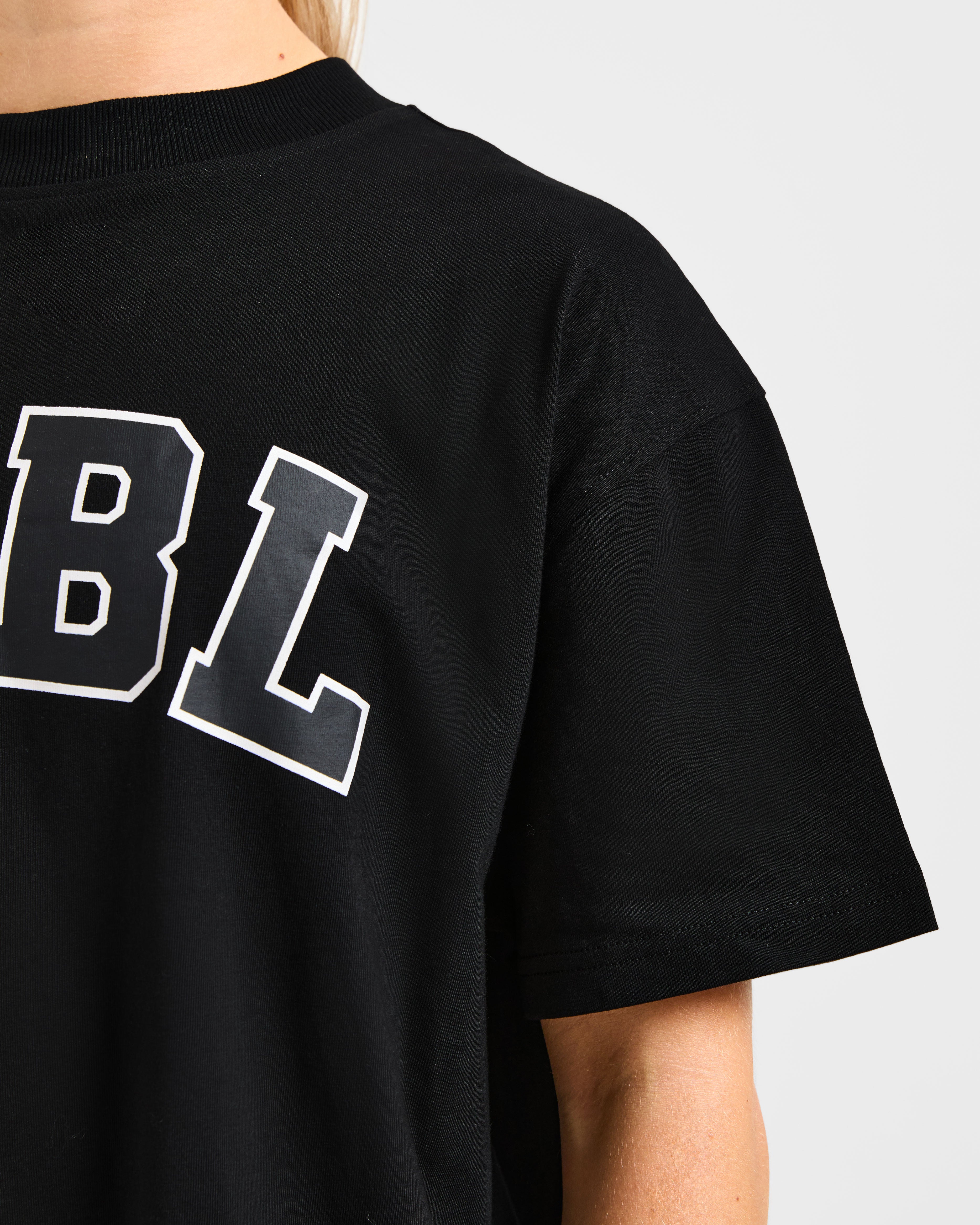 Varsity 2.0 Oversized T Shirt - Zwart
