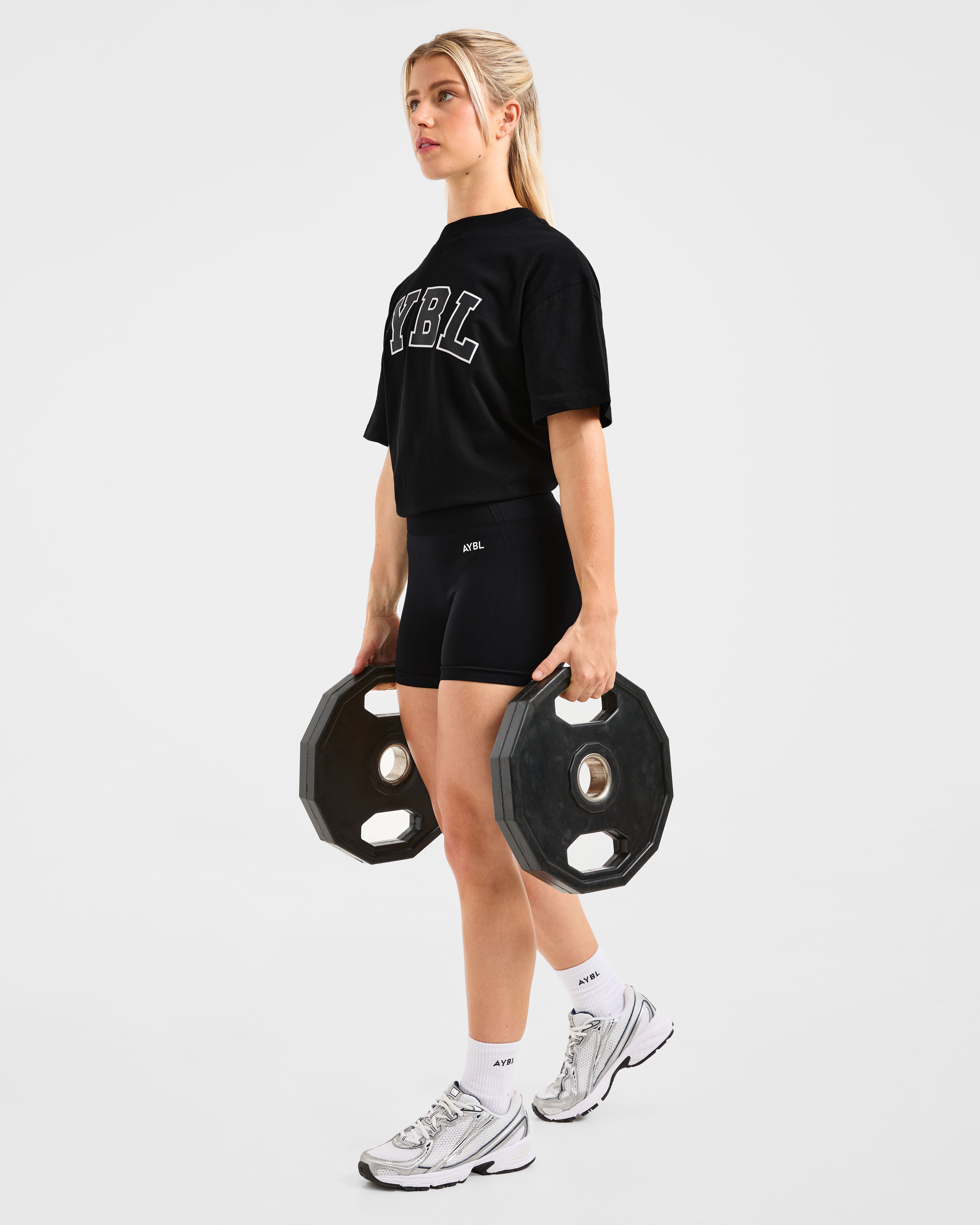 Varsity 2.0 Oversized T Shirt - Zwart