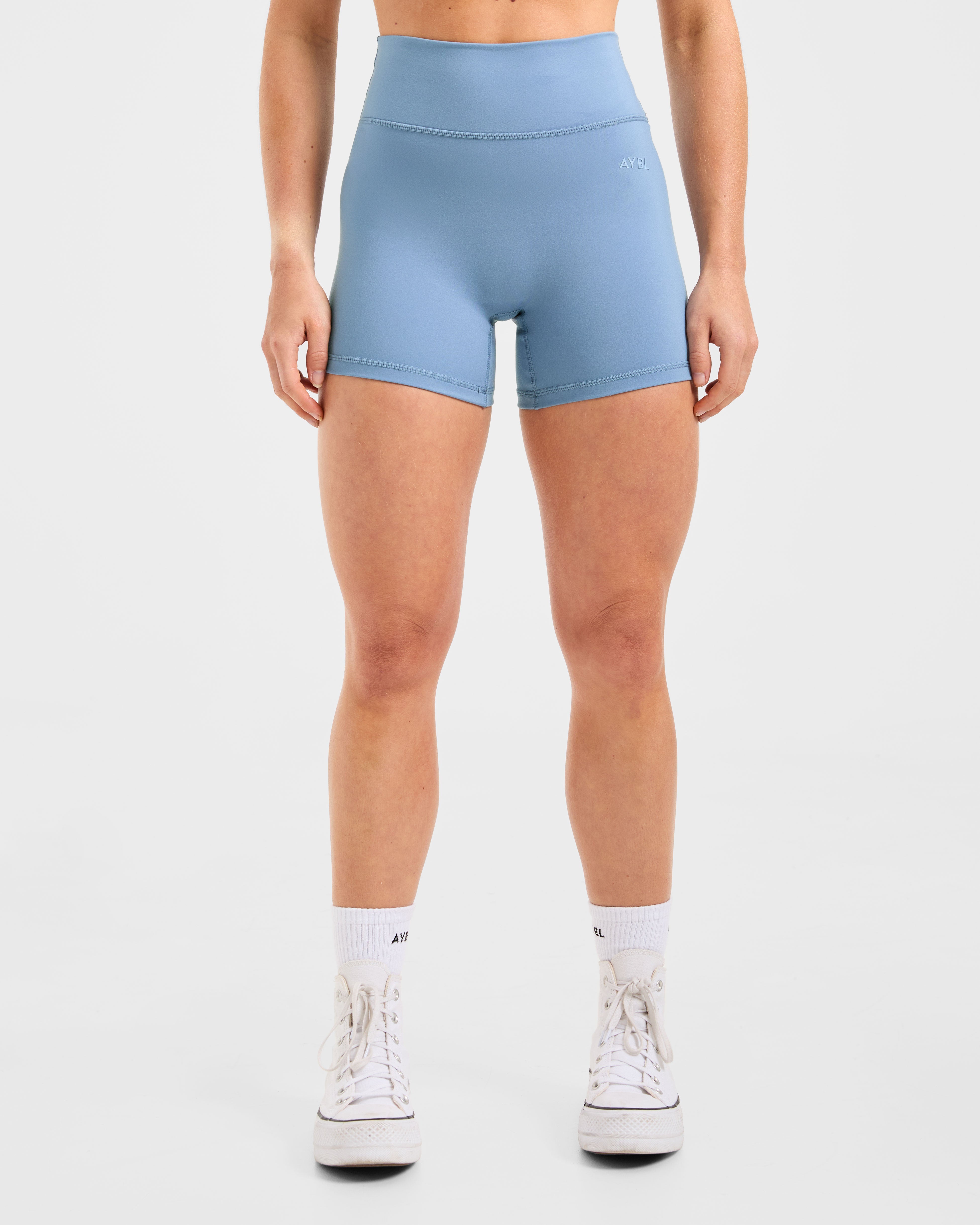 Staple Shorts - Slate Blauw