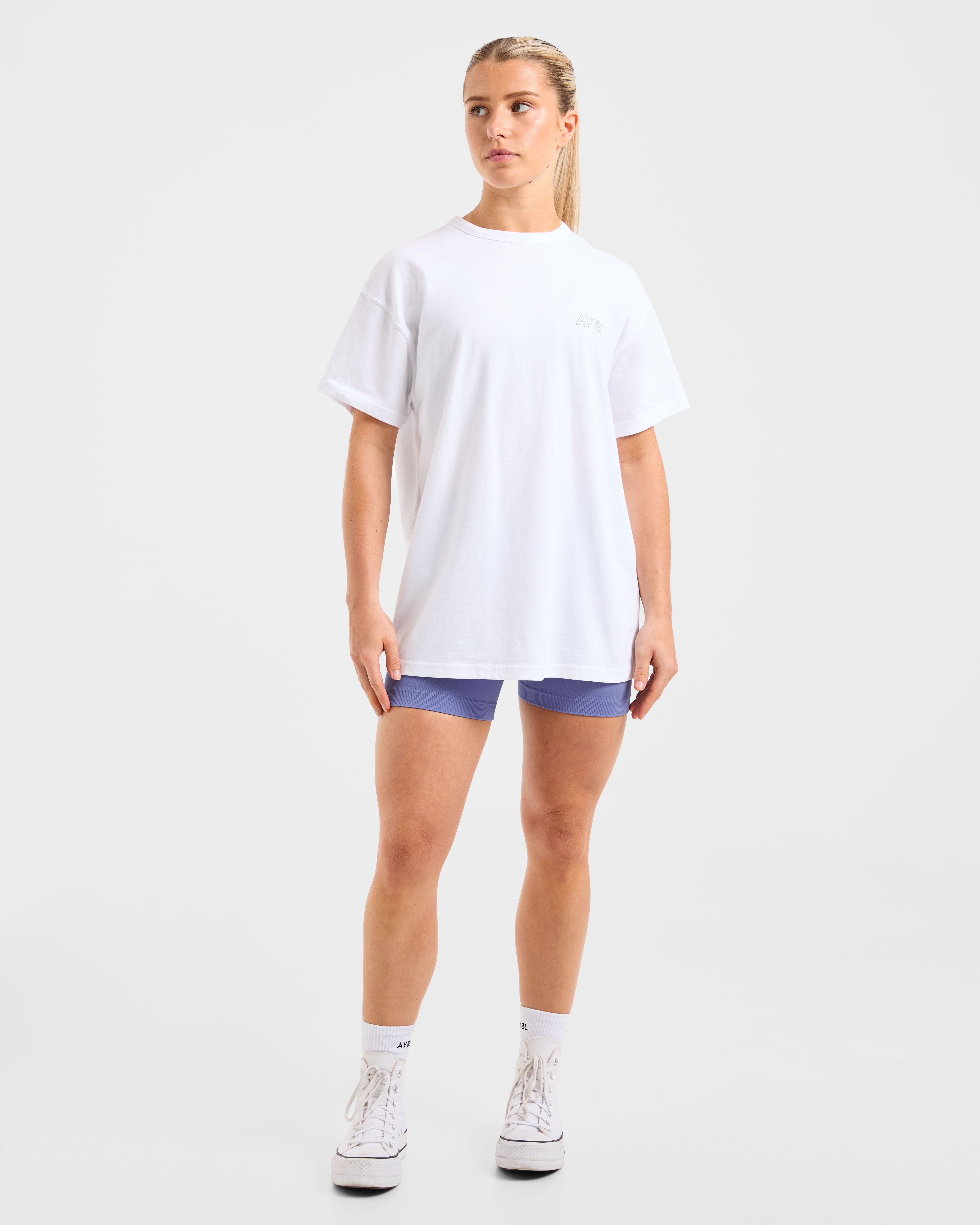 AYBL Athletics Oversized T Shirt - Wit