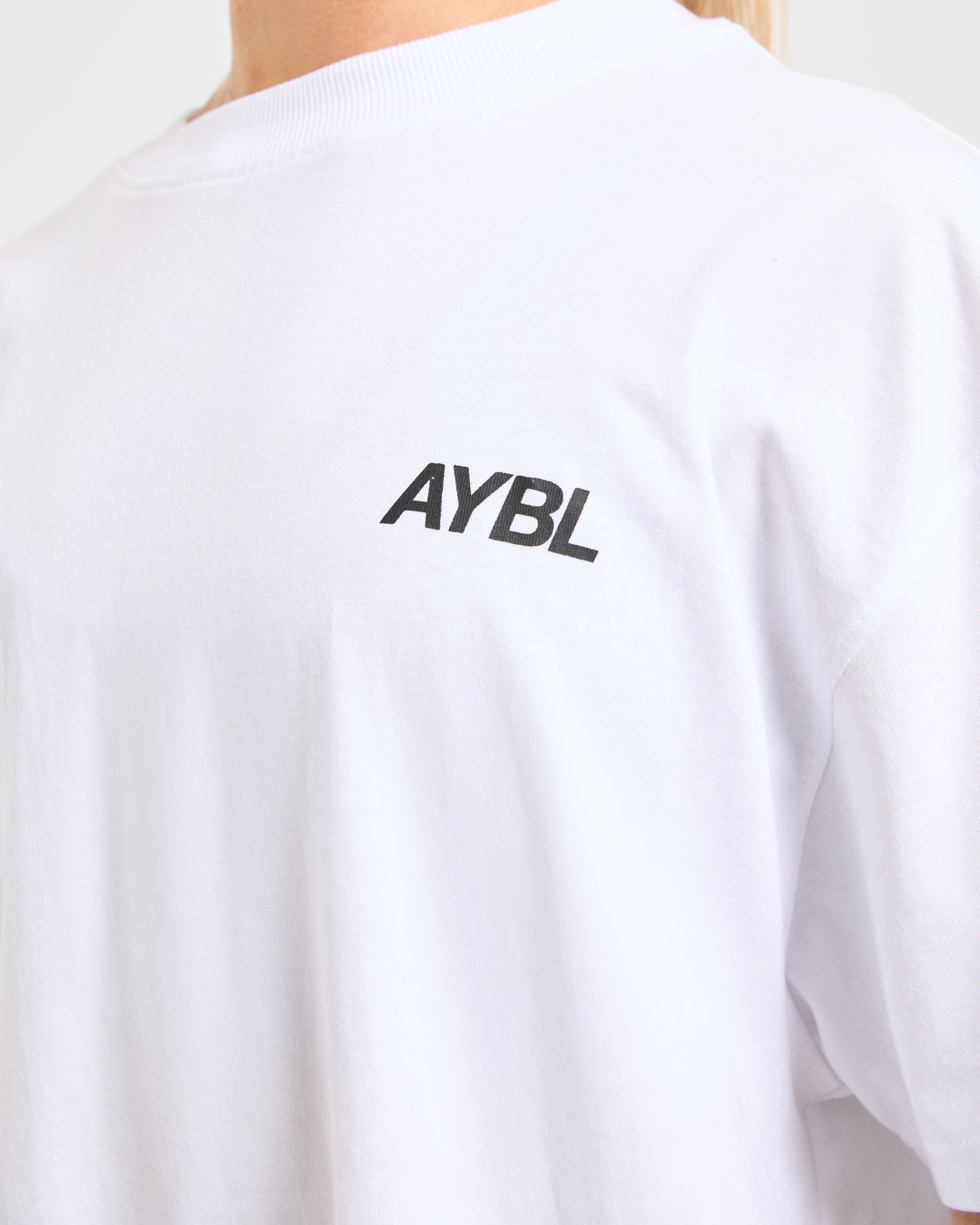 AYBL Sports Club Oversized T Shirt - Wit