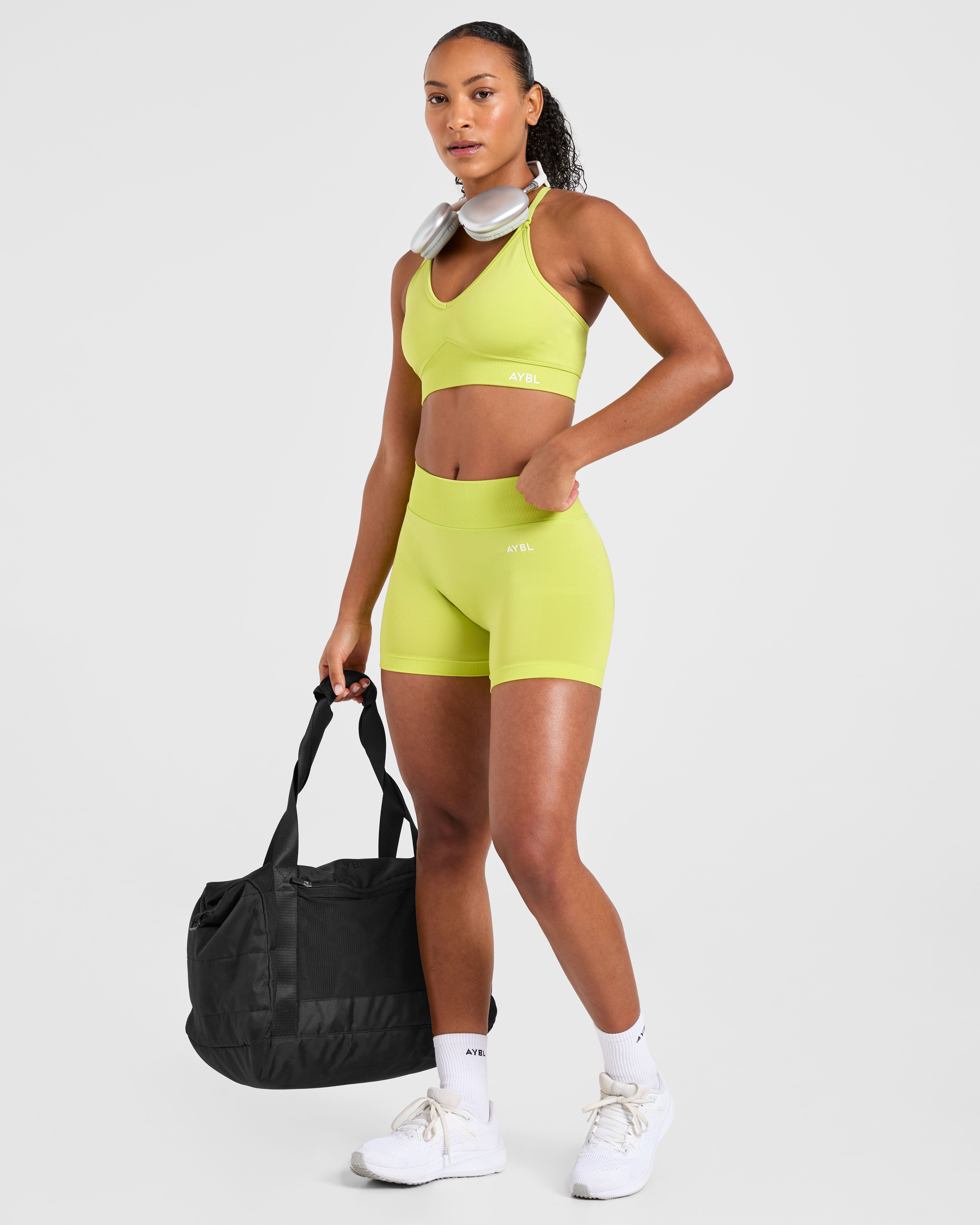 Adapt Seamless Shorts - Lime Groen