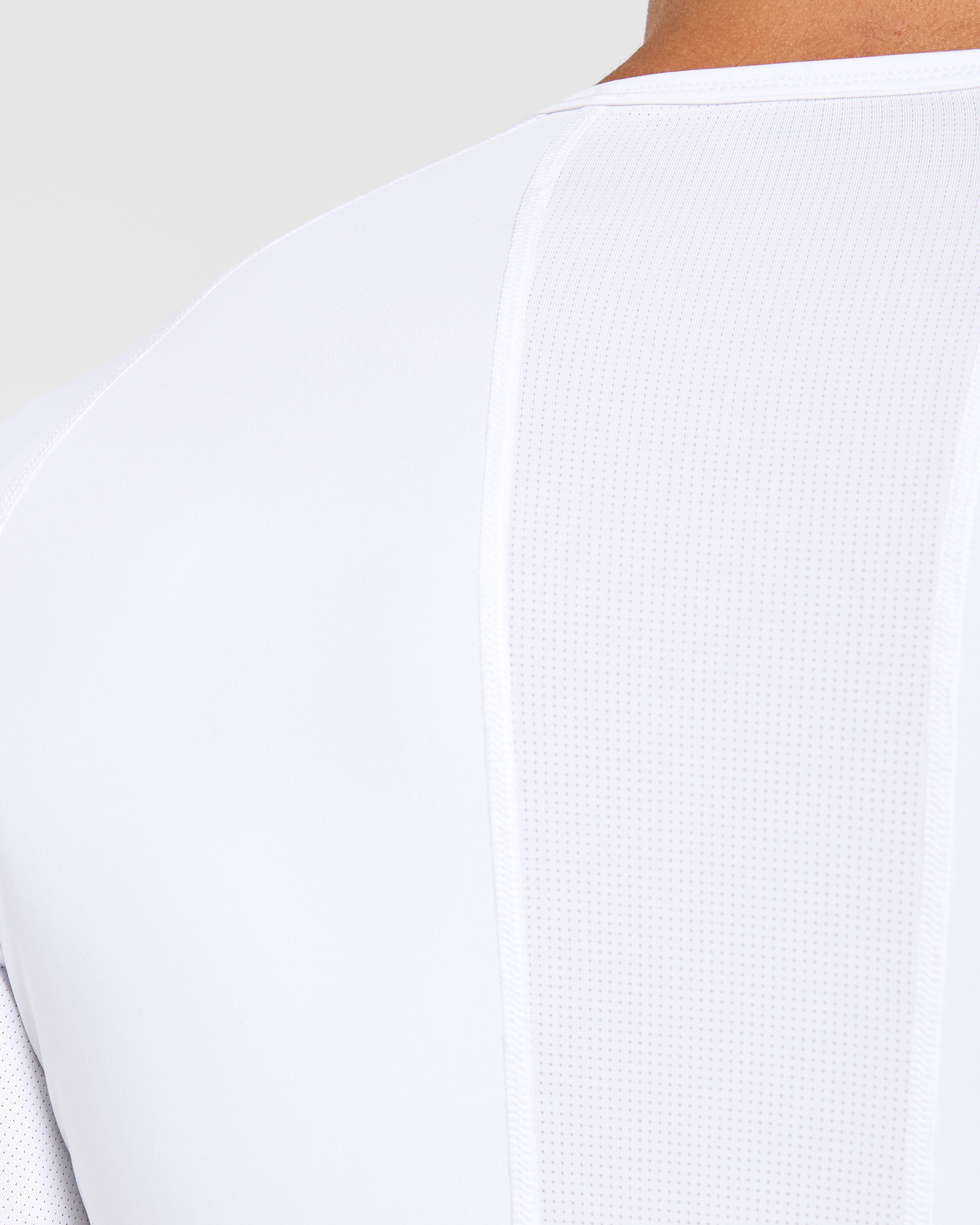 Compression Long Sleeve T Shirt - Wit