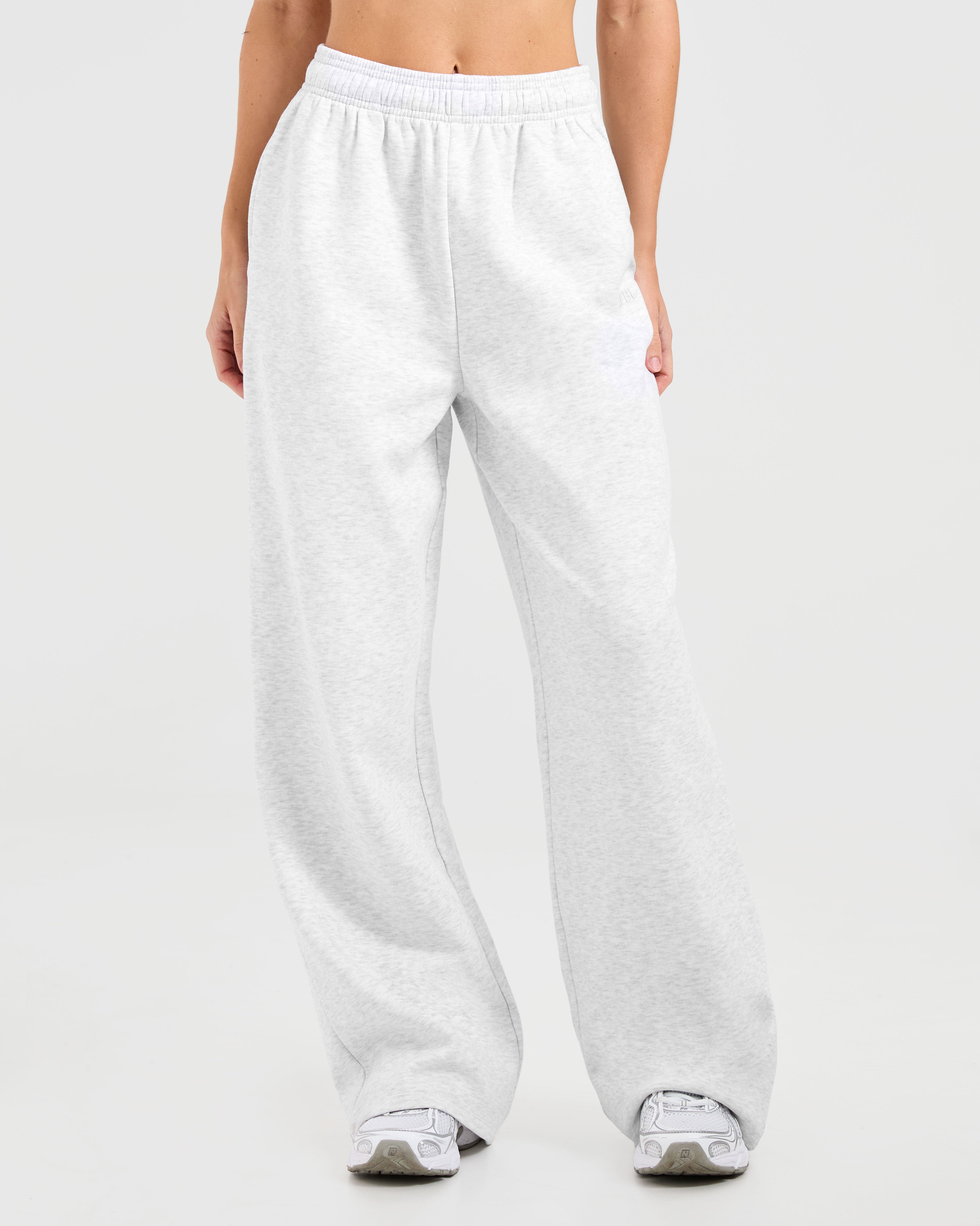Lifestyle Oversized Straight Leg Joggers - Heather Grijs