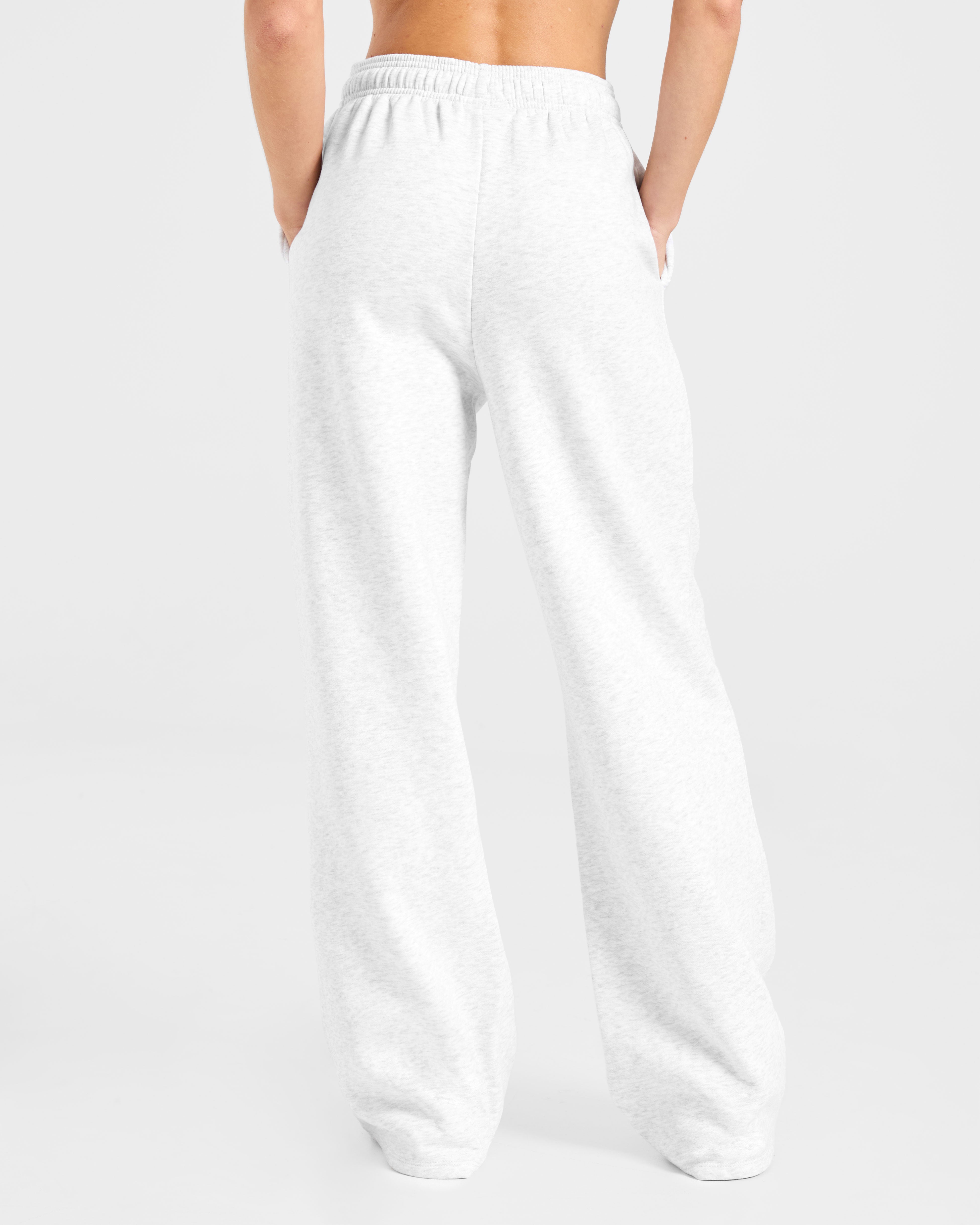 Lifestyle Oversized Straight Leg Joggers - Heather Grijs