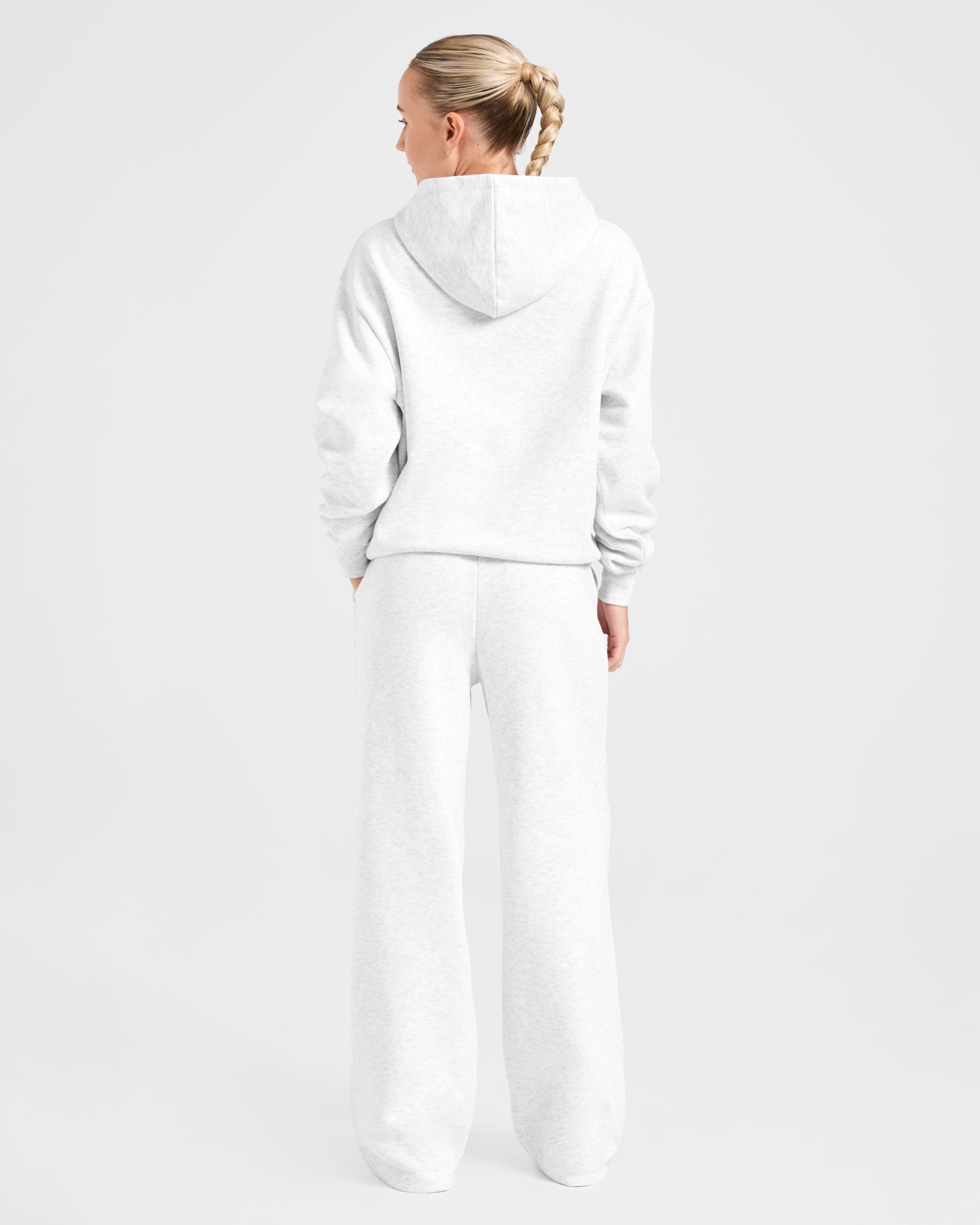 Lifestyle Oversized Straight Leg Joggers - Heather Grijs