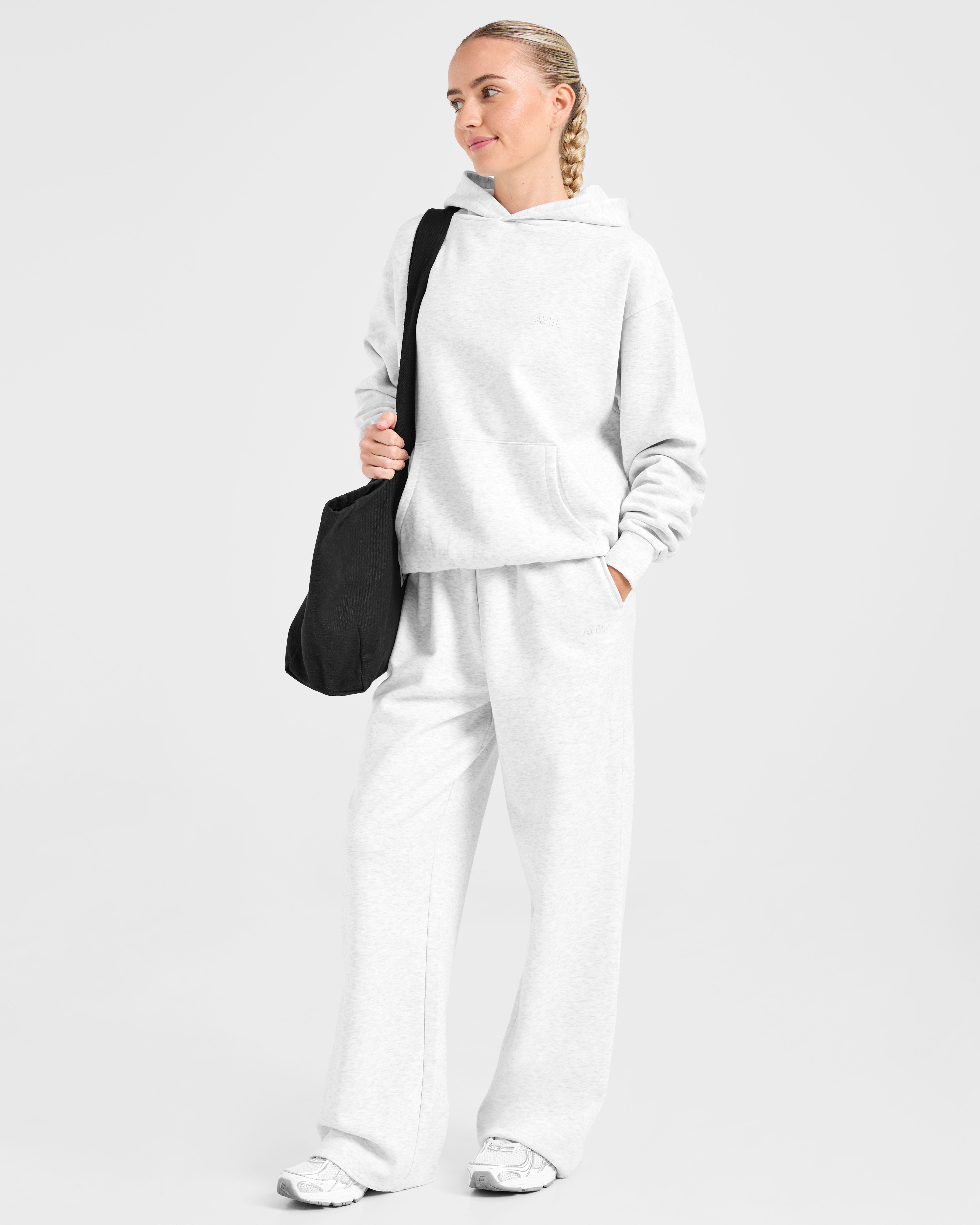 Lifestyle Oversized Hoodie - Heather Grijs