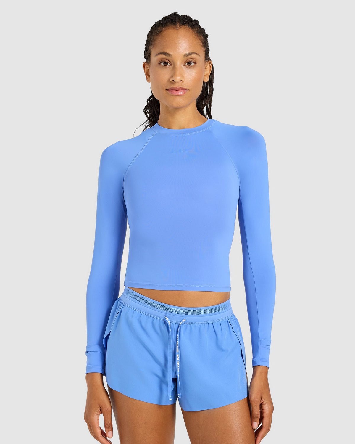 Run Long Sleeve Base Layer - Cornflower Blauw