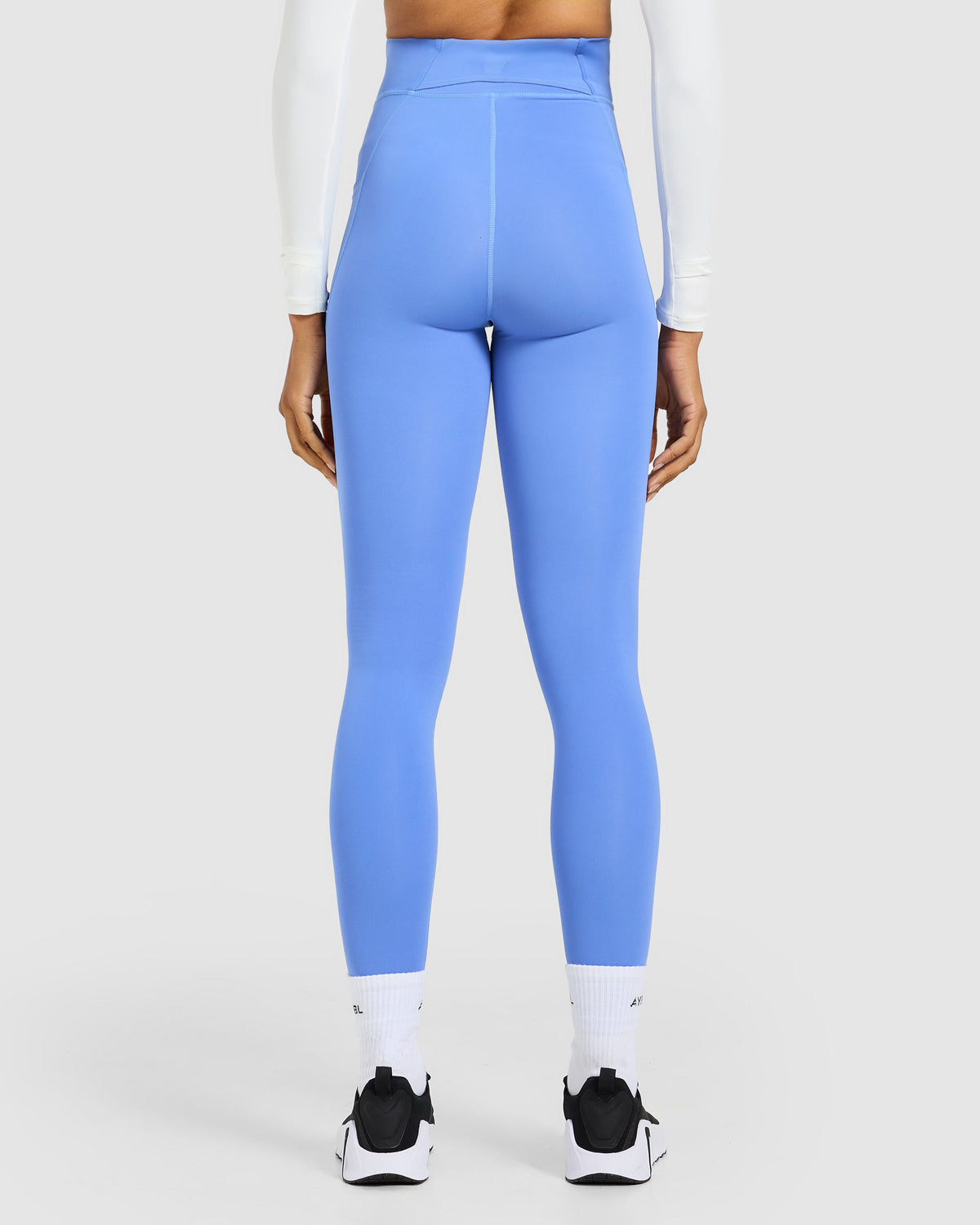 Run Pocket Leggings - Cornflower Blauw