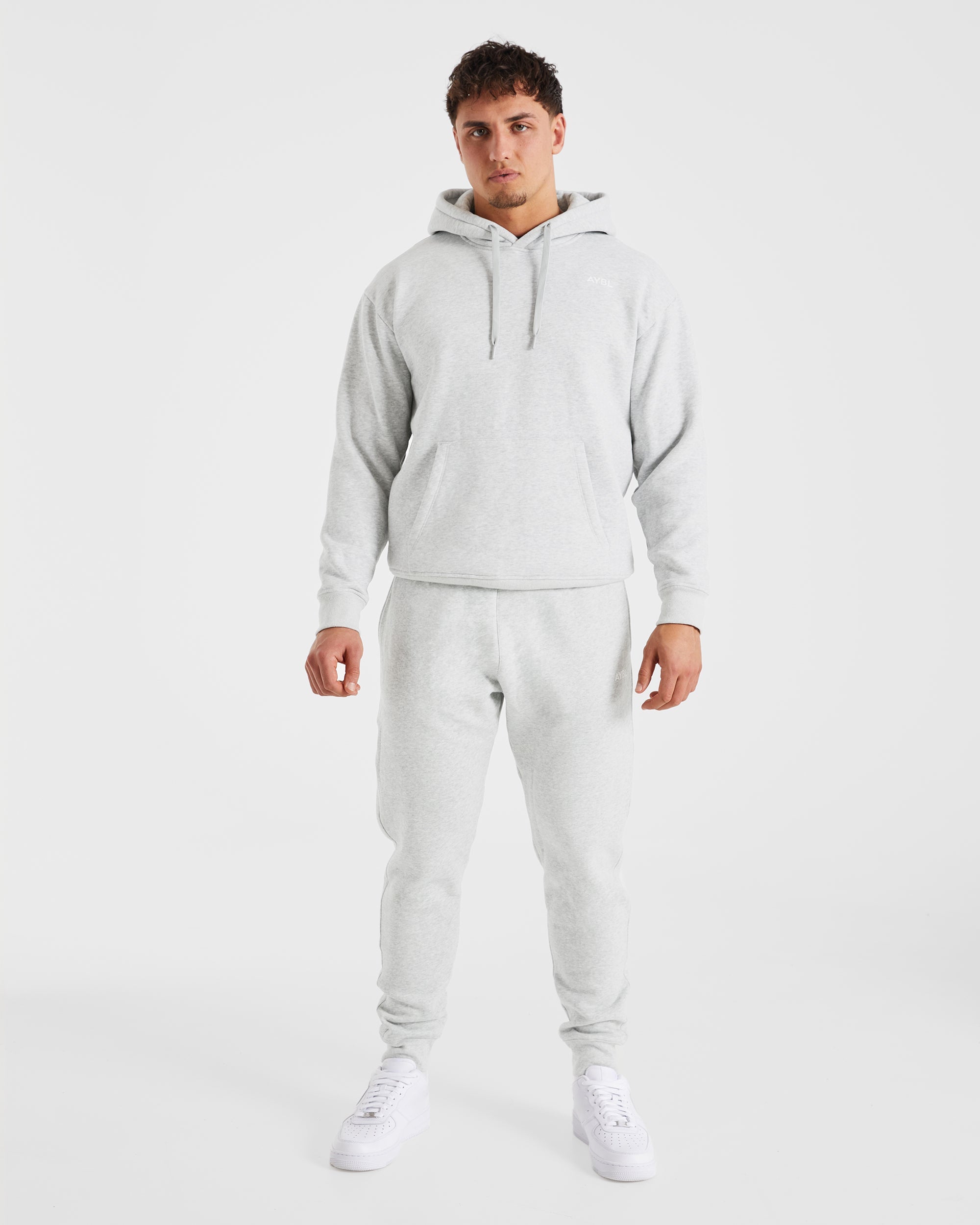 Essential Hoodie - Grijs Marl