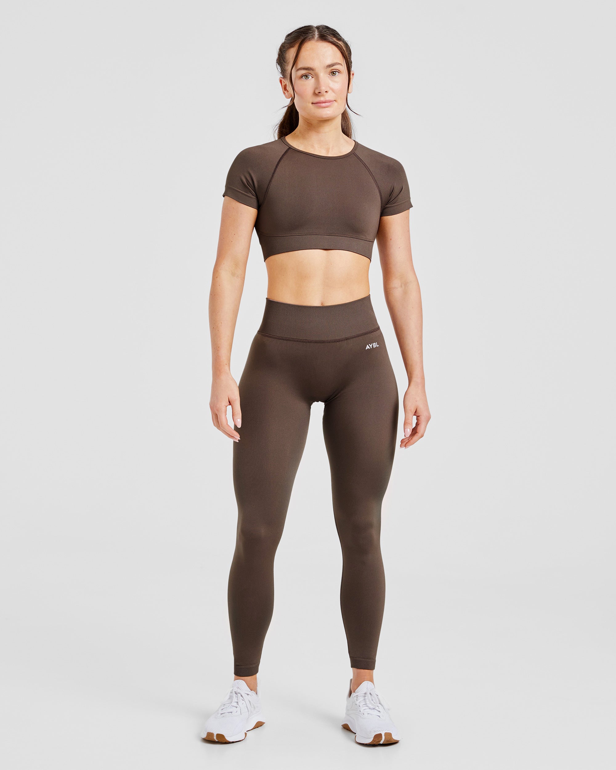 Adapt Seamless Crop Top - Bruin