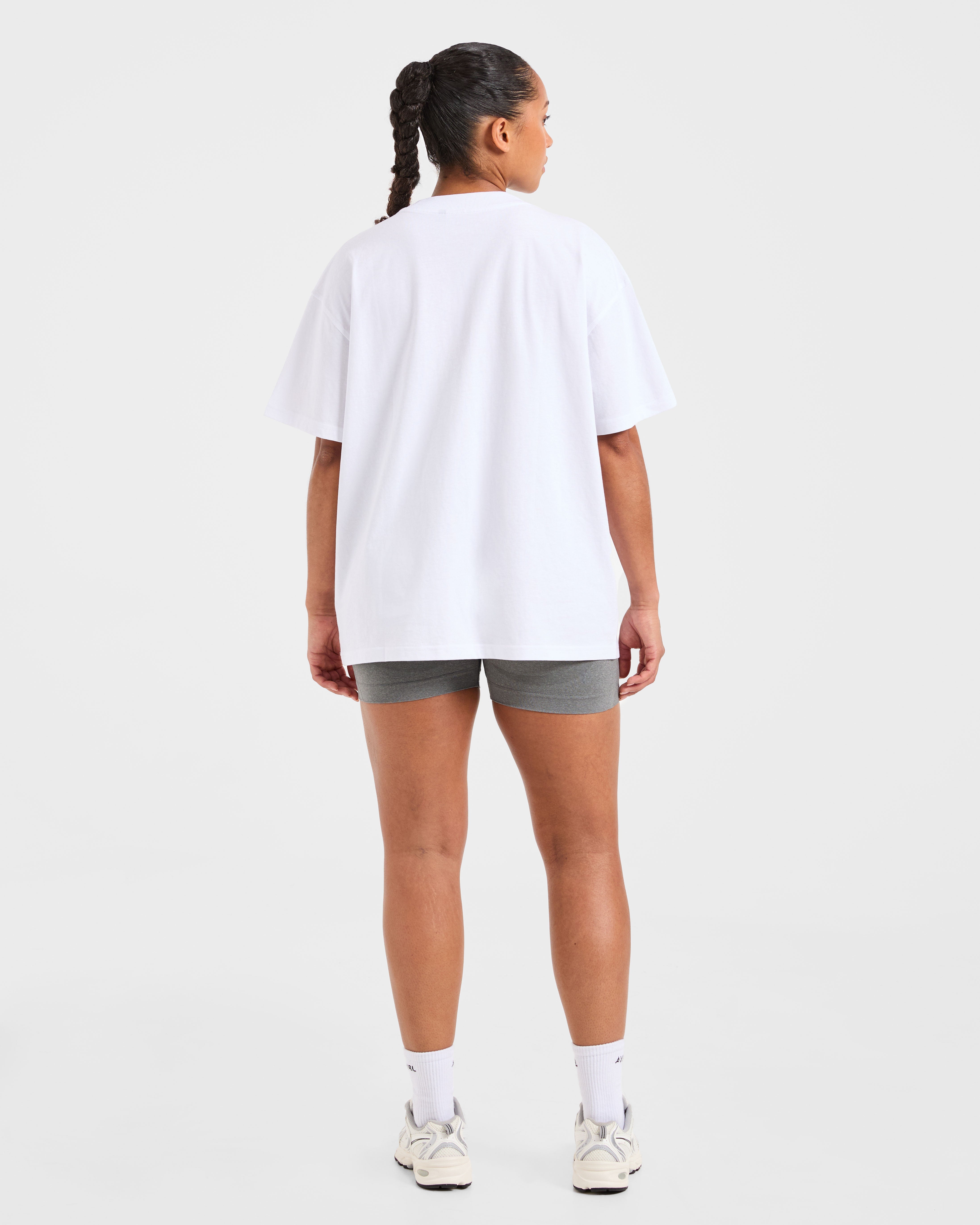 Varsity 2.0 Oversized T Shirt - Wit