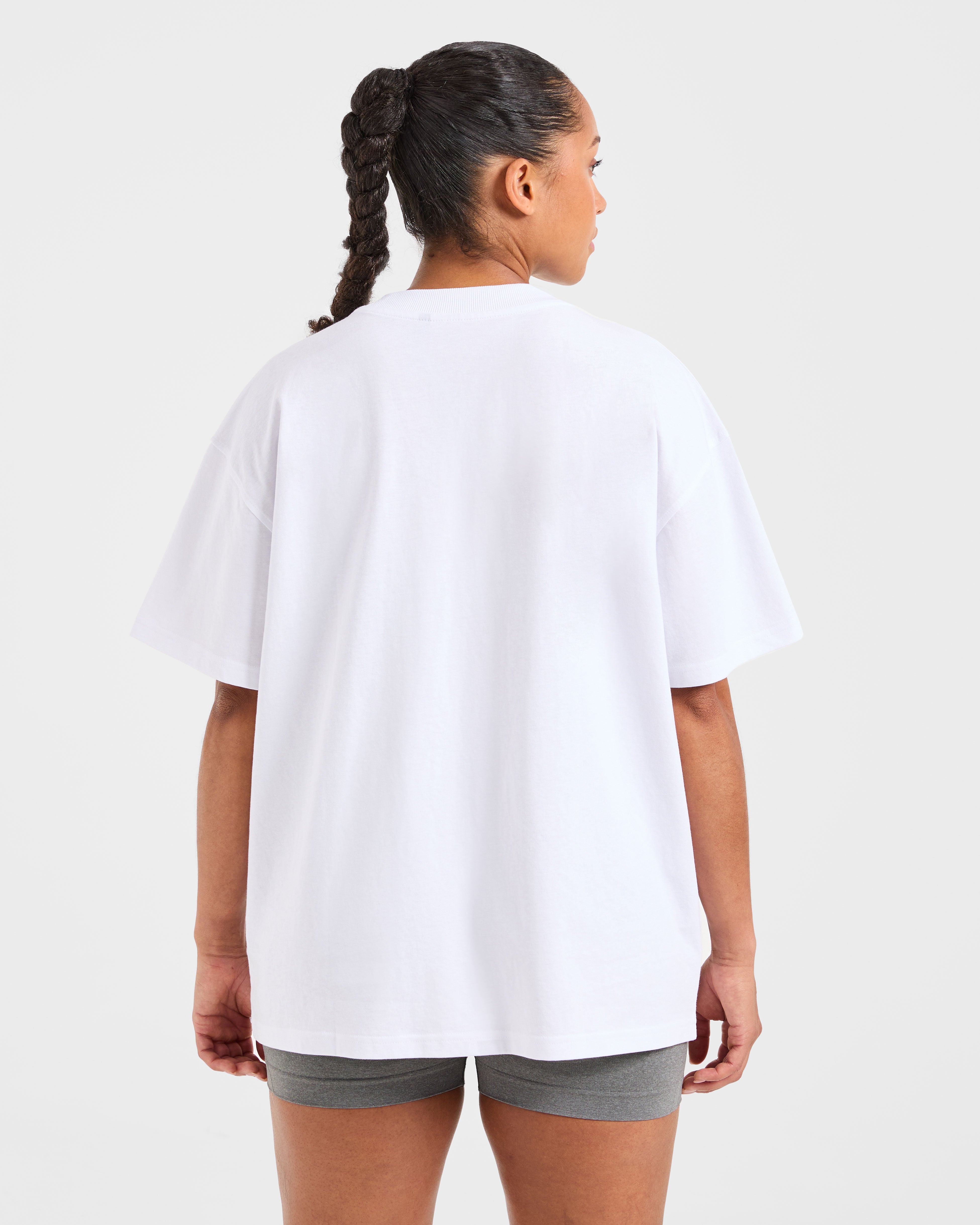 Varsity 2.0 Oversized T Shirt - Wit