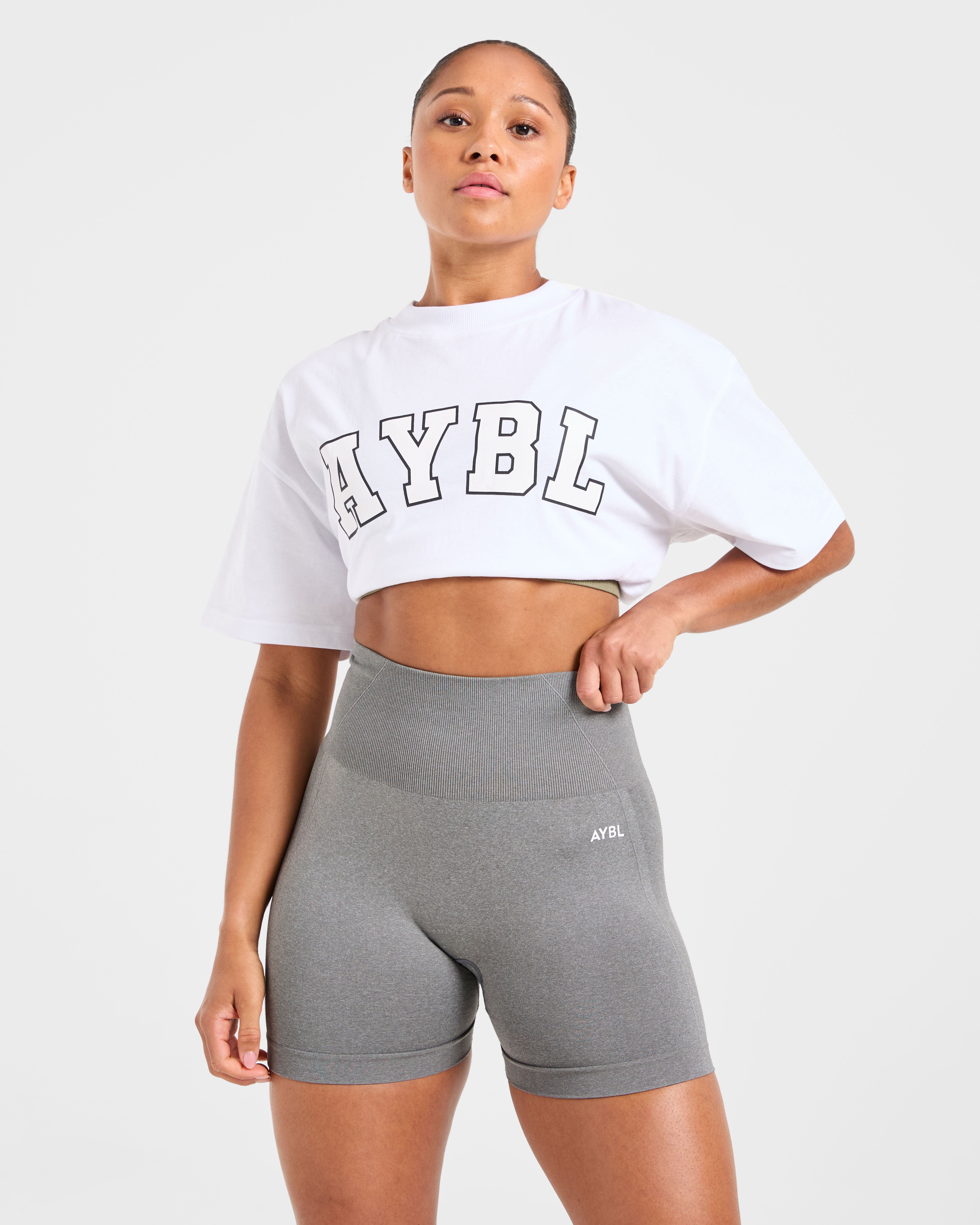 Varsity 2.0 Oversized T Shirt - Wit