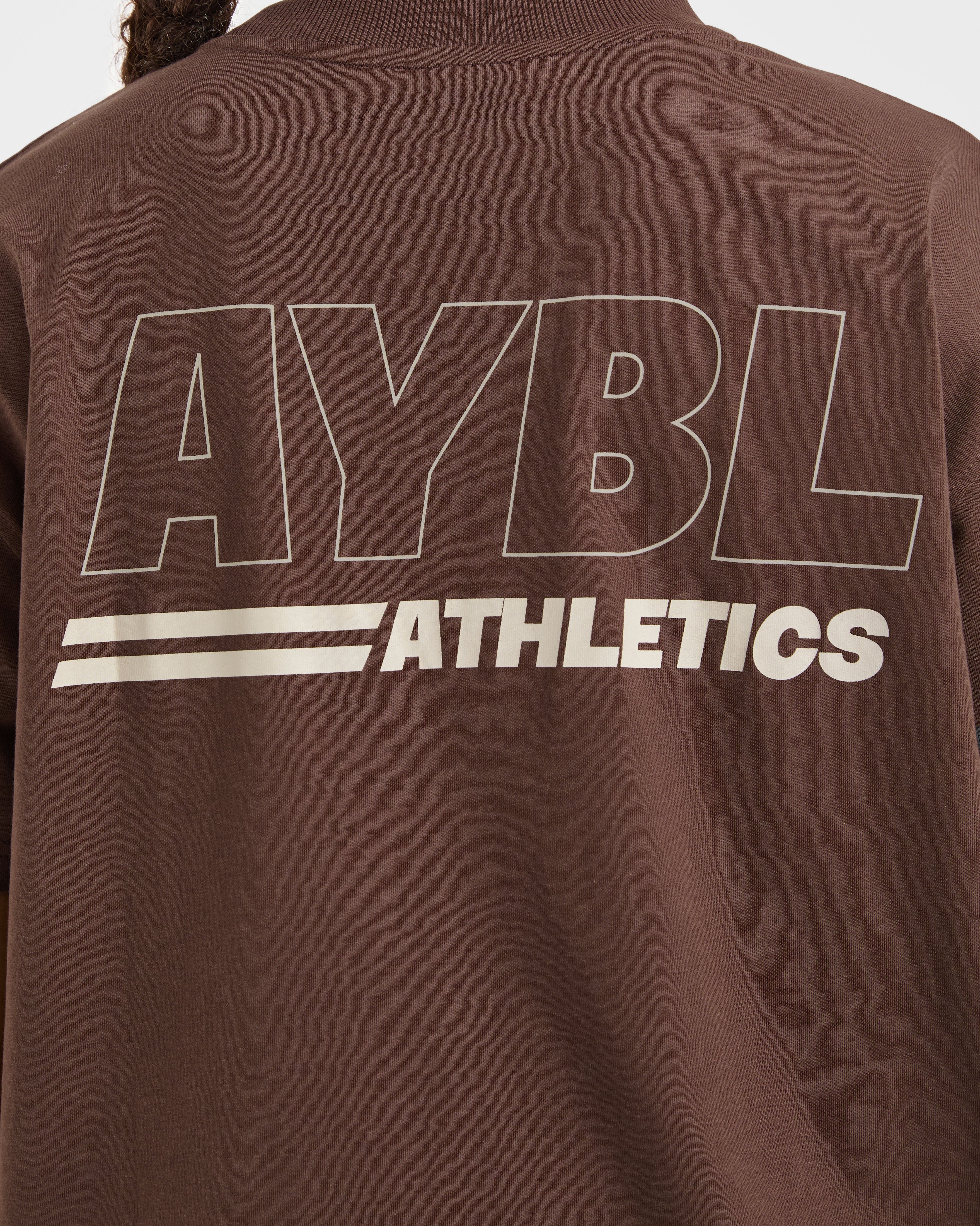 Athletics Track Oversized T Shirt - Bruin/Zand