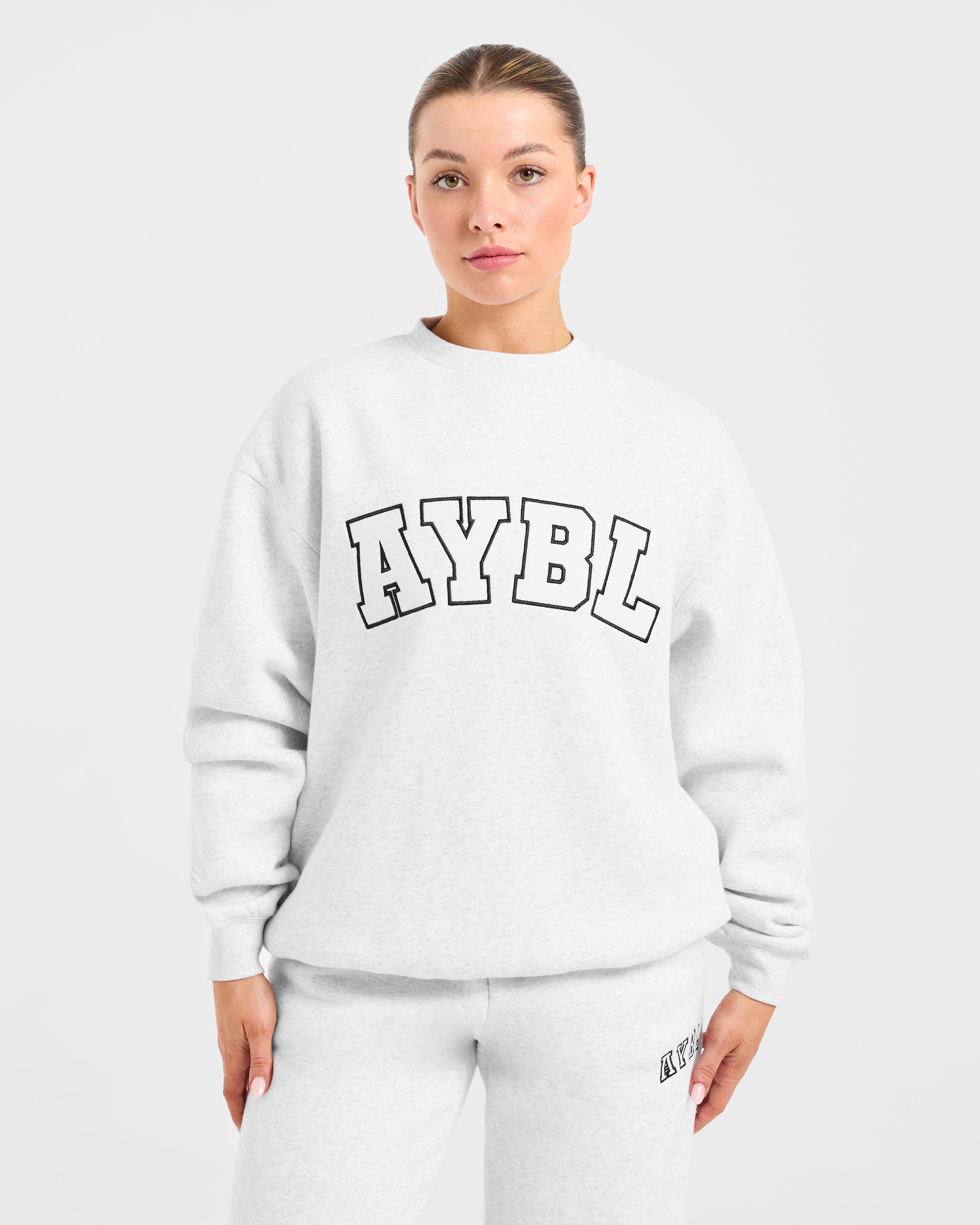 Varsity 2.0 Oversized Sweatshirt - Heather Grijs