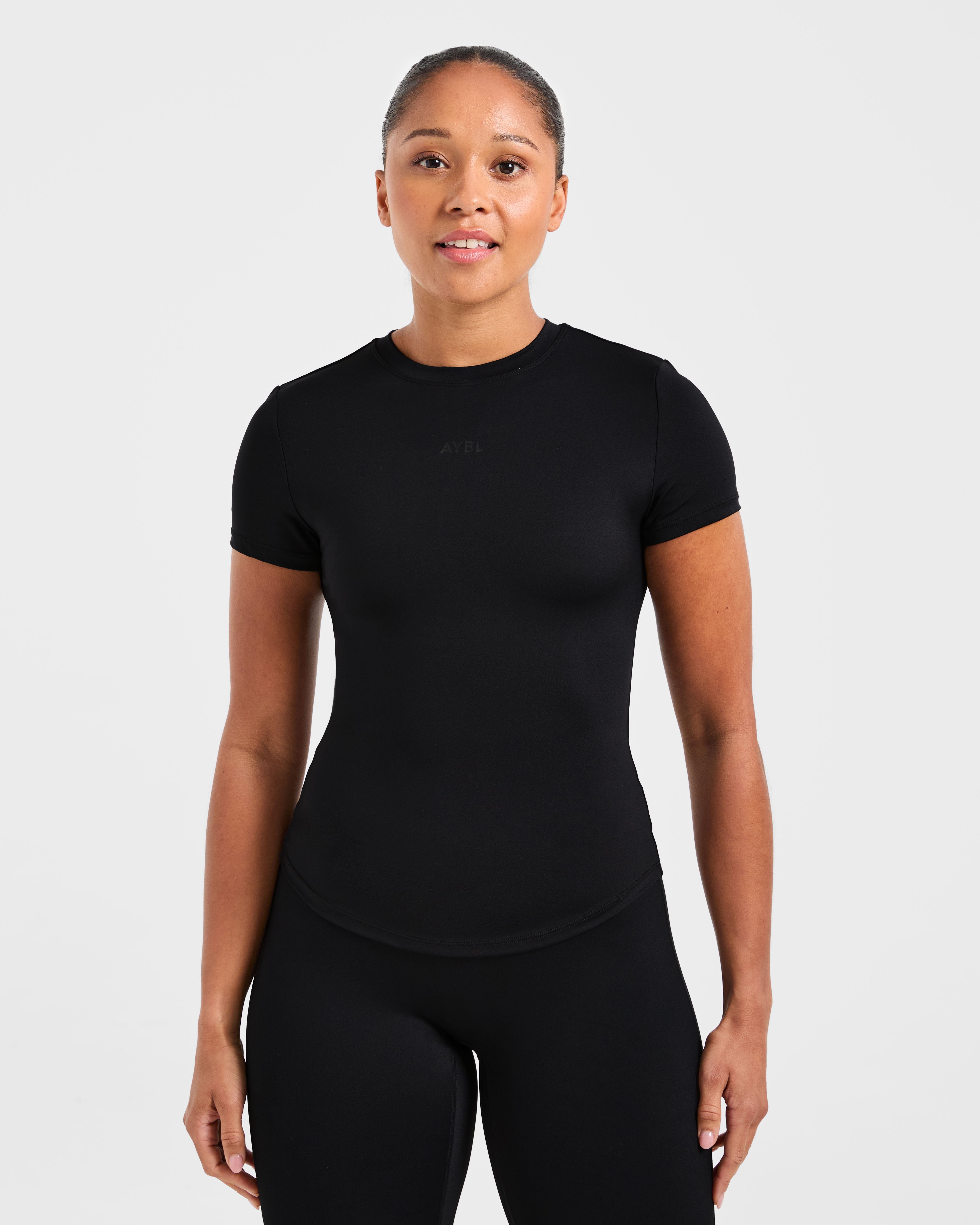 Sculpt T Shirt - Zwart